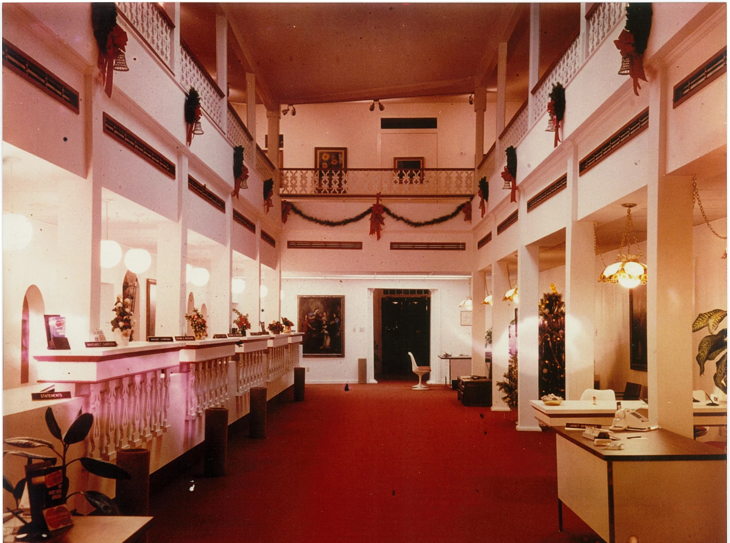 Citizens Bank Lobby, 1970s
