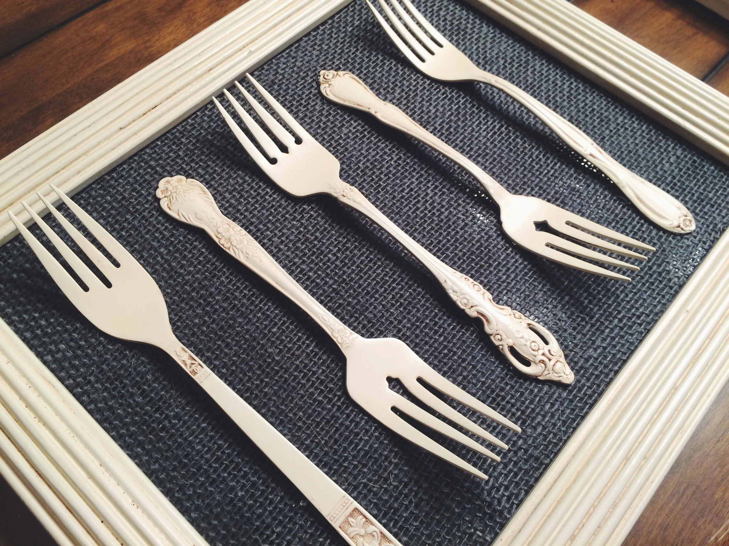 DIY Silverware Kitchen Art