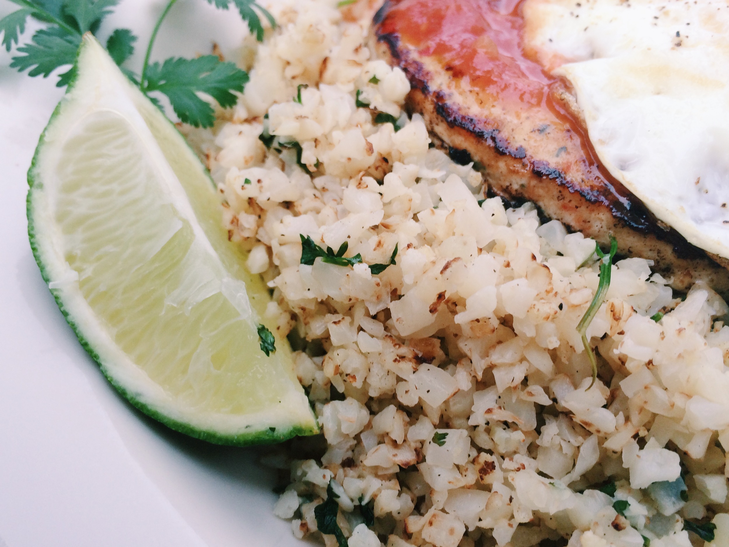Cilantro Lime Cauliflower Rice