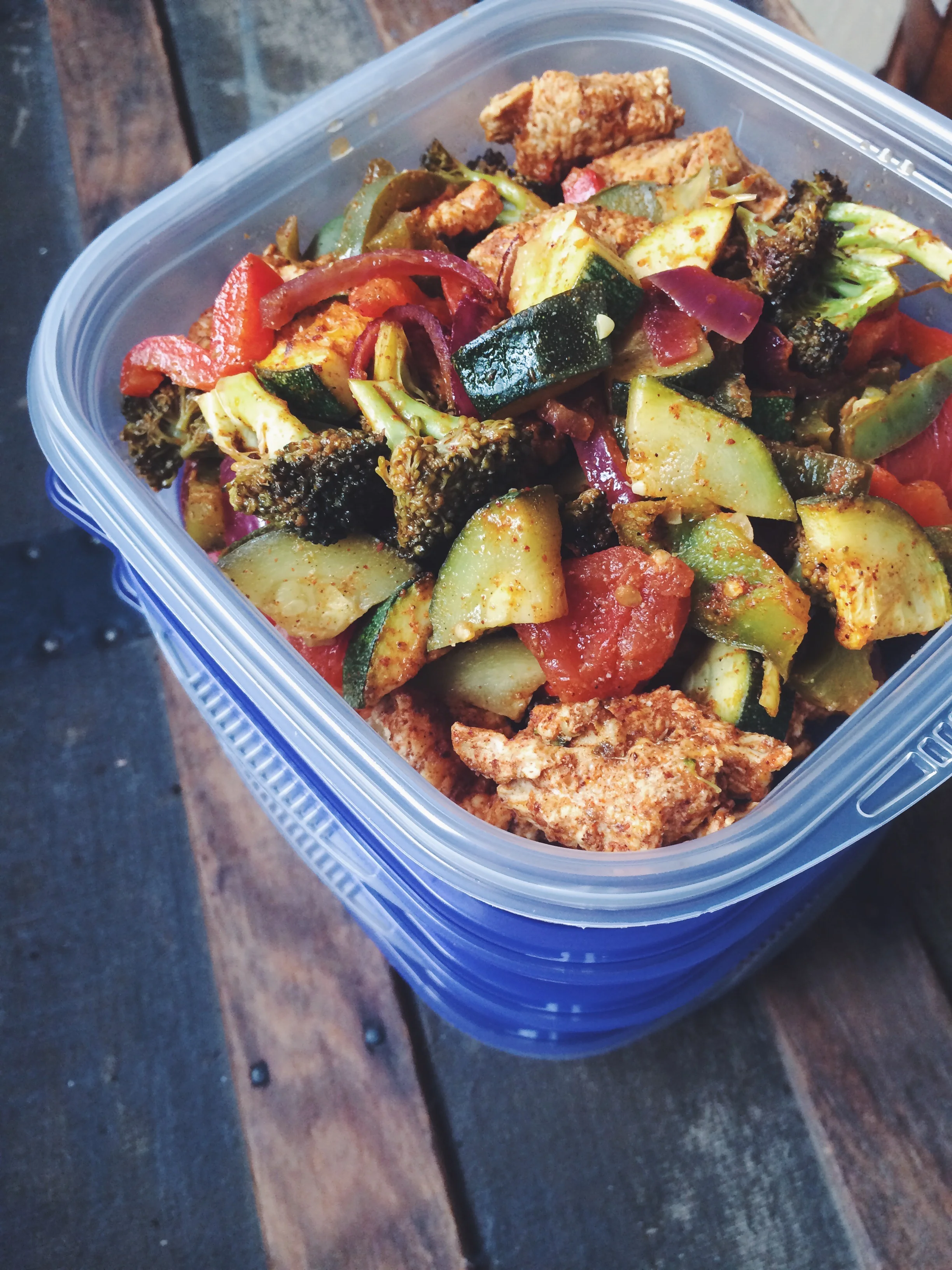 Fajita Chicken & Veggie Bake