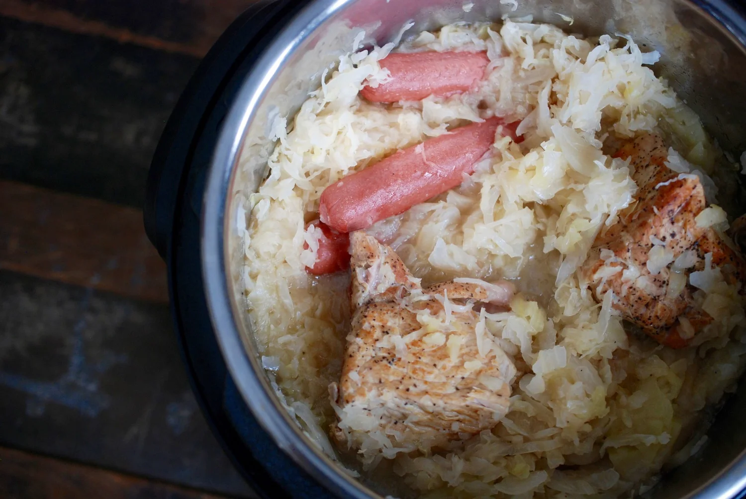 Instant Pot Pork & Sauerkraut — Maria Makes Currently making POTTERY