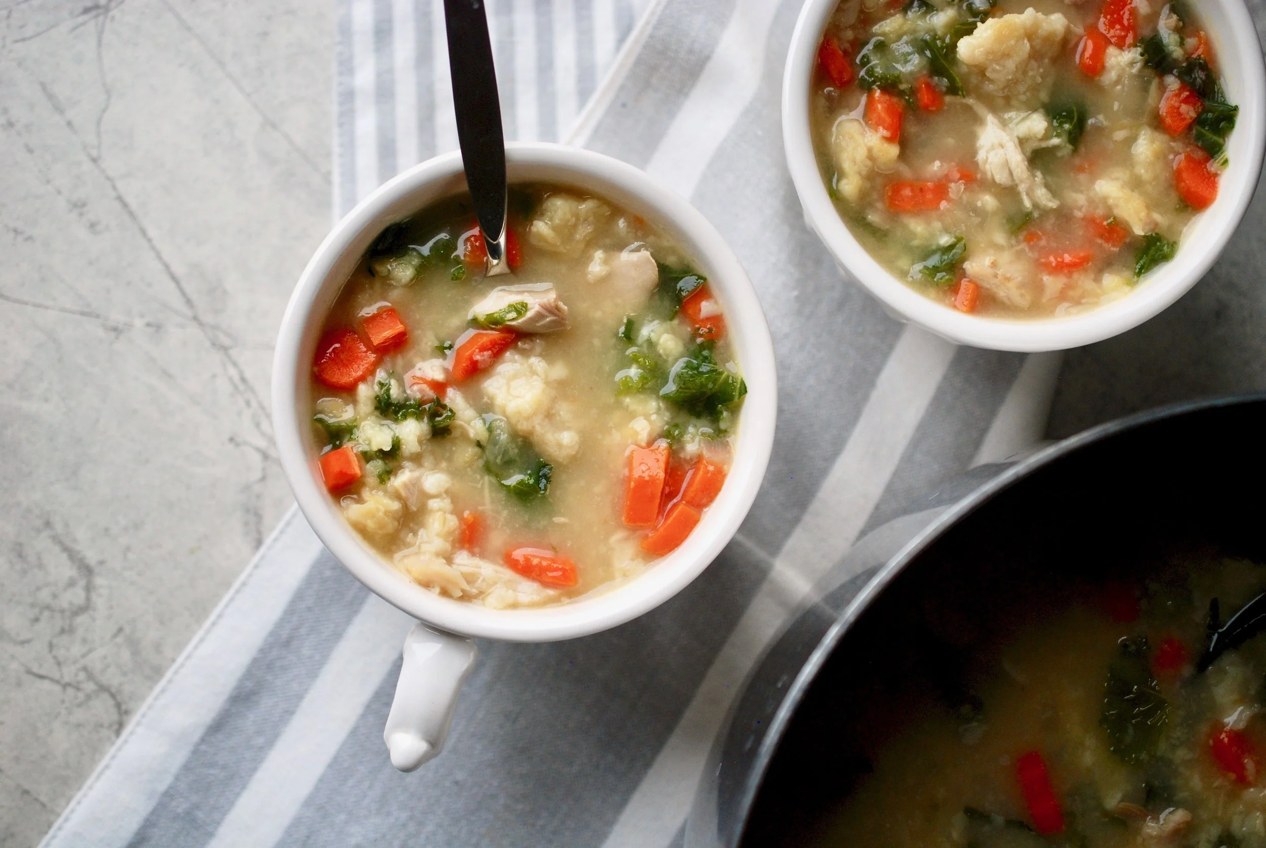 Turkey & Rivels Soup