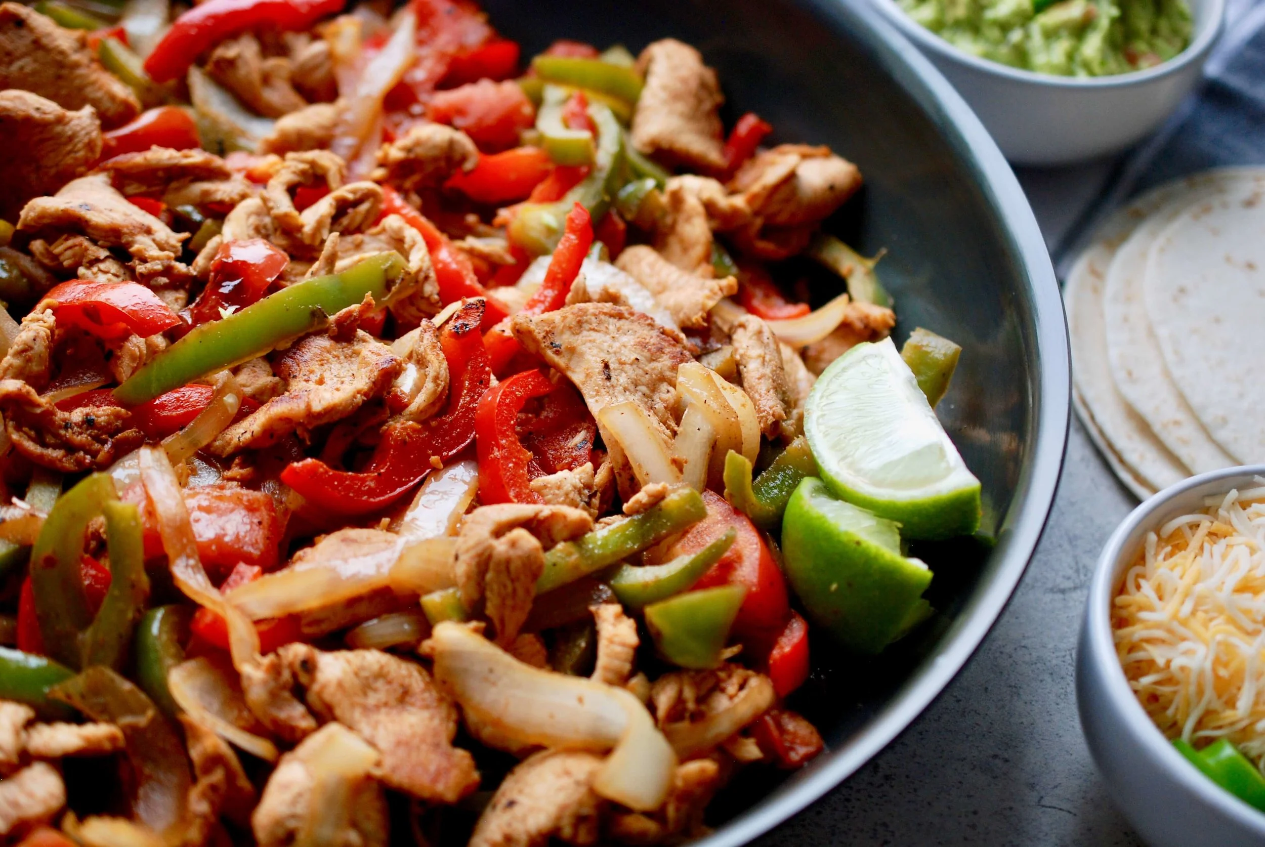 Skillet Chicken Fajitas