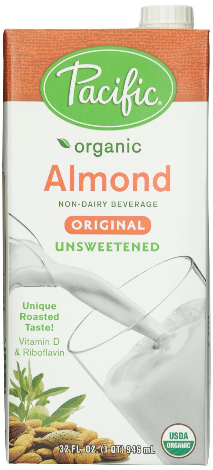 Pacific Foods Organic Original Almond Milk, Unsweetened