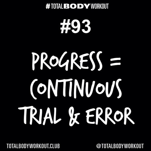 #WorkINSPO 🏃🏻🏃🏻 #FOCUS ON #PROGRESS not PERFECTION

Once you shift your focus from perfection to PROGRESS, things will get easier, more fun, and results will inevitably appear. Only through constant trial and error do we reach a worthwhile goal. 