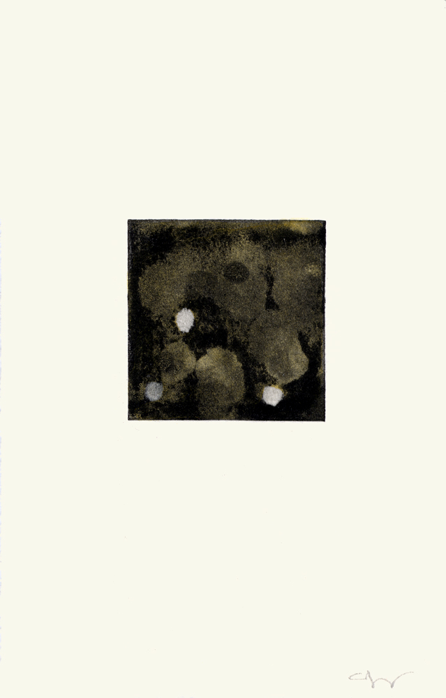 monotype hand colored with watercolor 1.5" x 1.5" (image area)