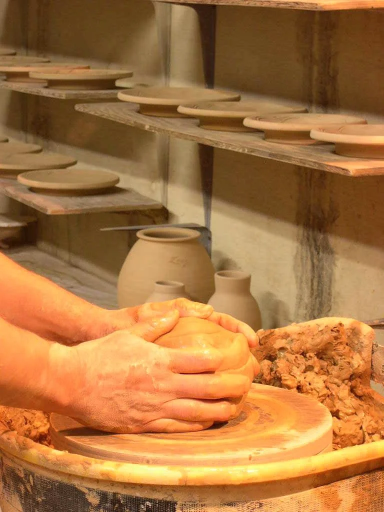 Centering about 8 lbs of home clay