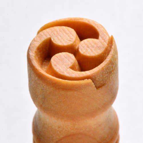 Small Round Stamp – Japanese Spiral - scs135