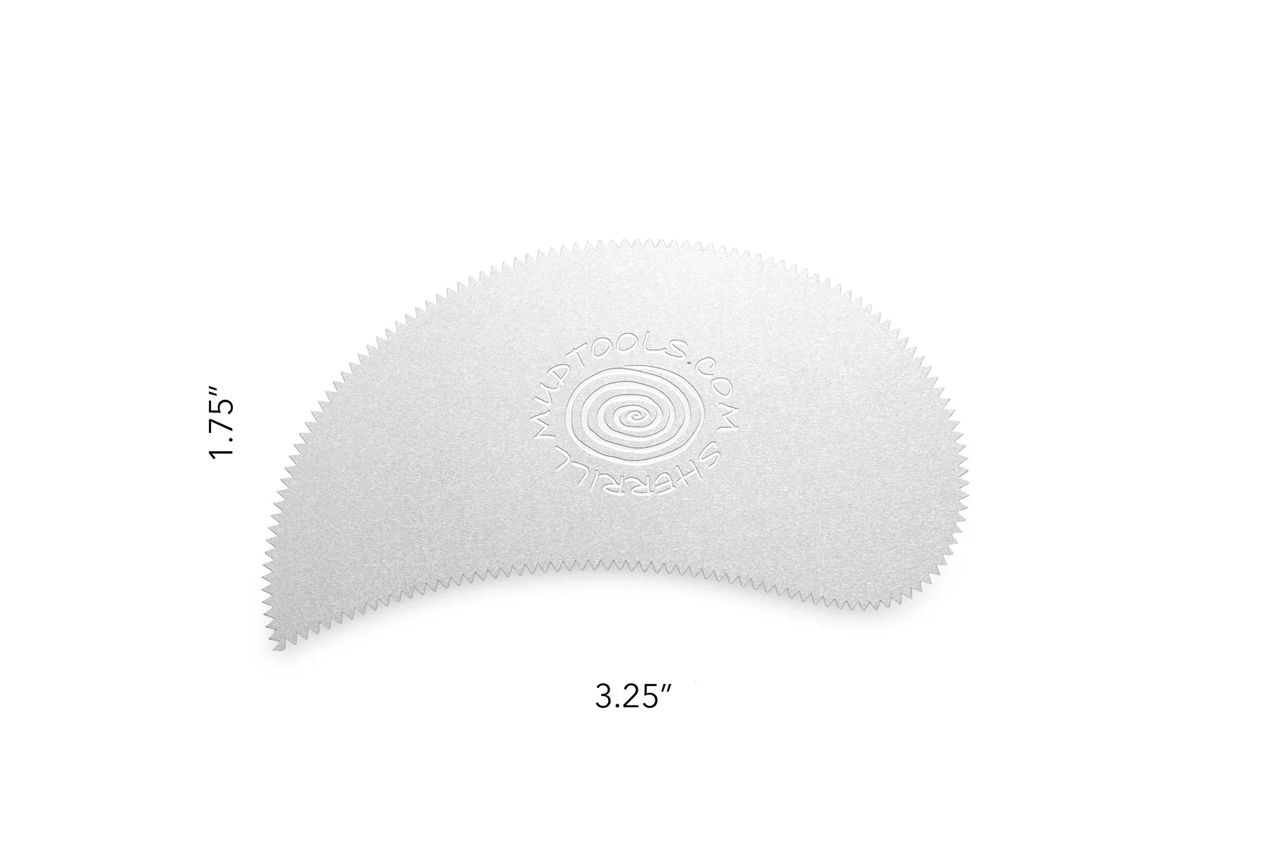 Paisley Scraper Stainless Rib P-18