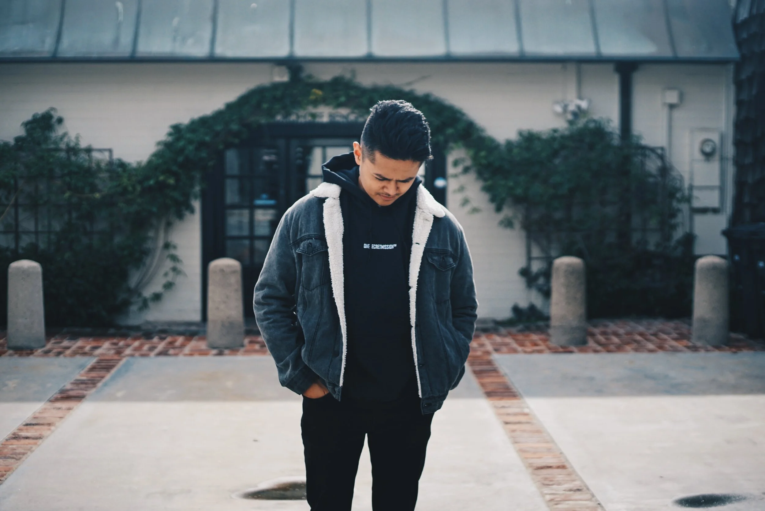 Box Logo Hoodie Black_003.hoodie