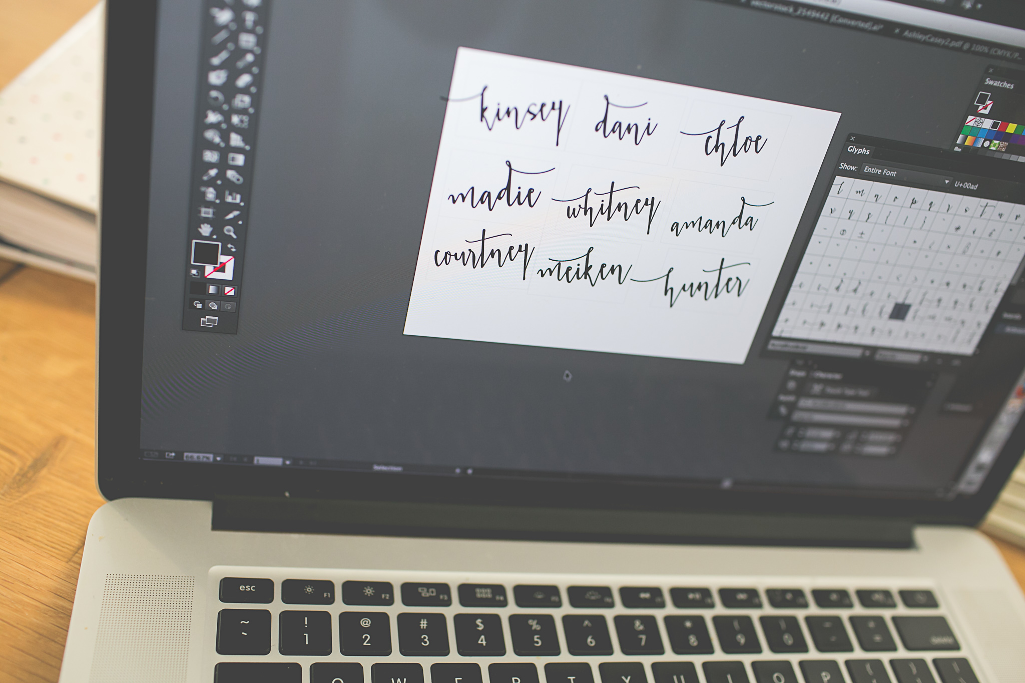 If you need to "hack" your calligraphy- lay out your favorite font in the size you would like to use. You can do this is many programs- including Word and Pages which is on every computer. If you have Photoshop or Illustrator, that works too!