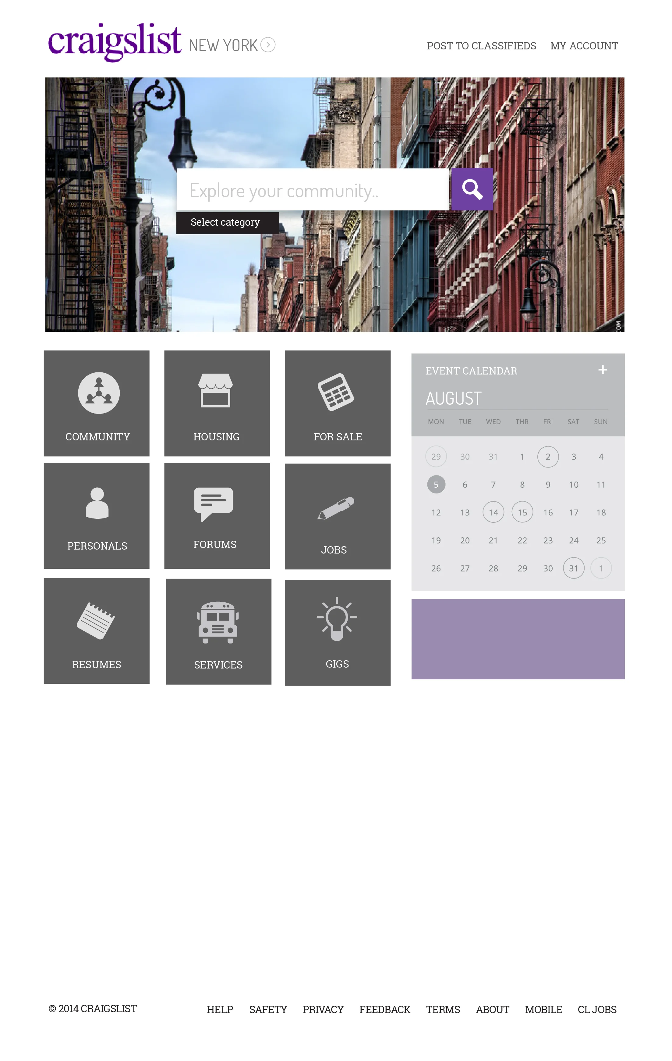 New Landing page