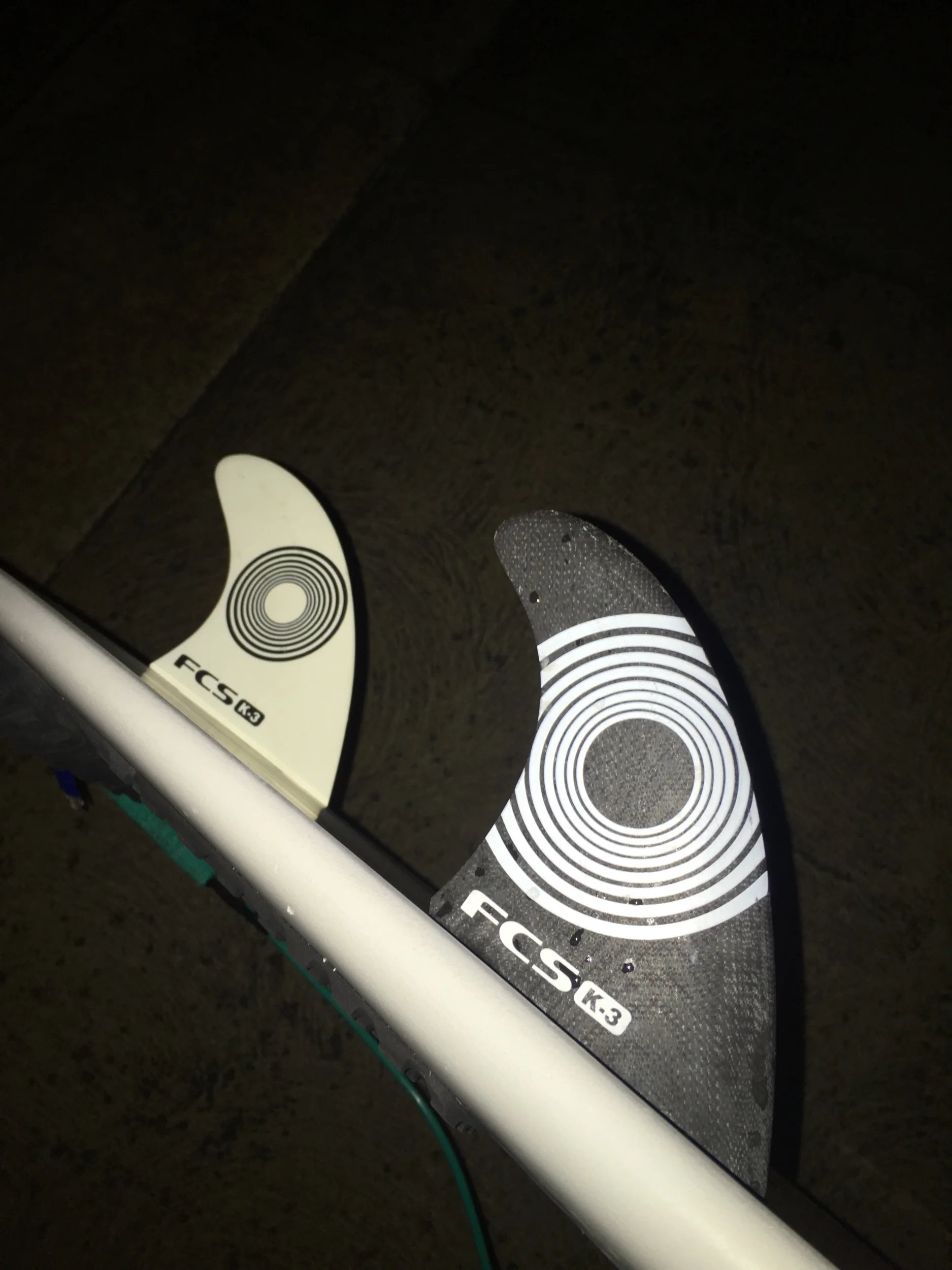 Old School on the fins the other evening.