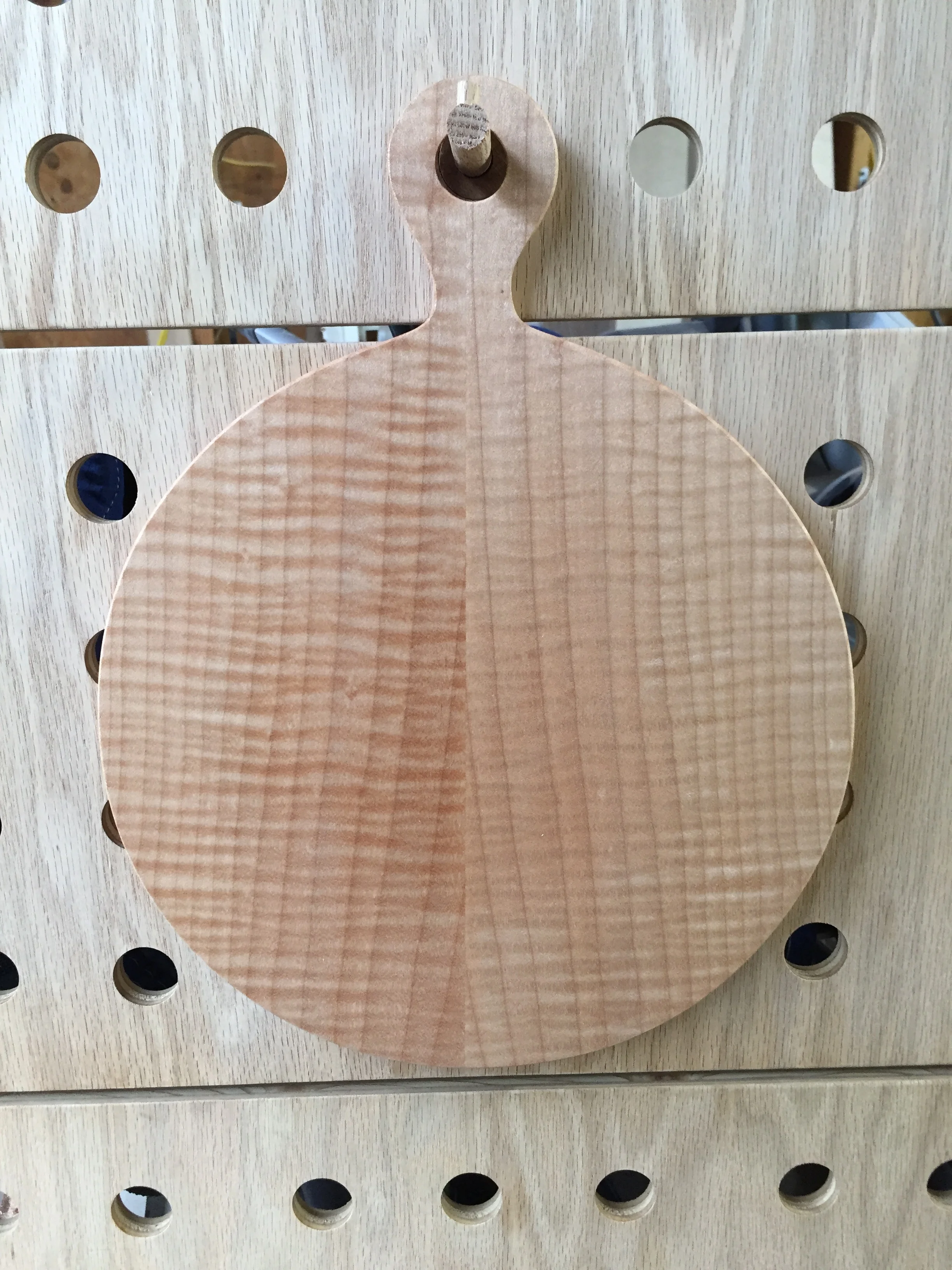 Figured Western Maple Serving Board, Dec. '17