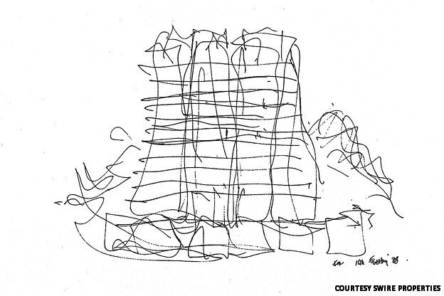 Sketch by Frank Gehry