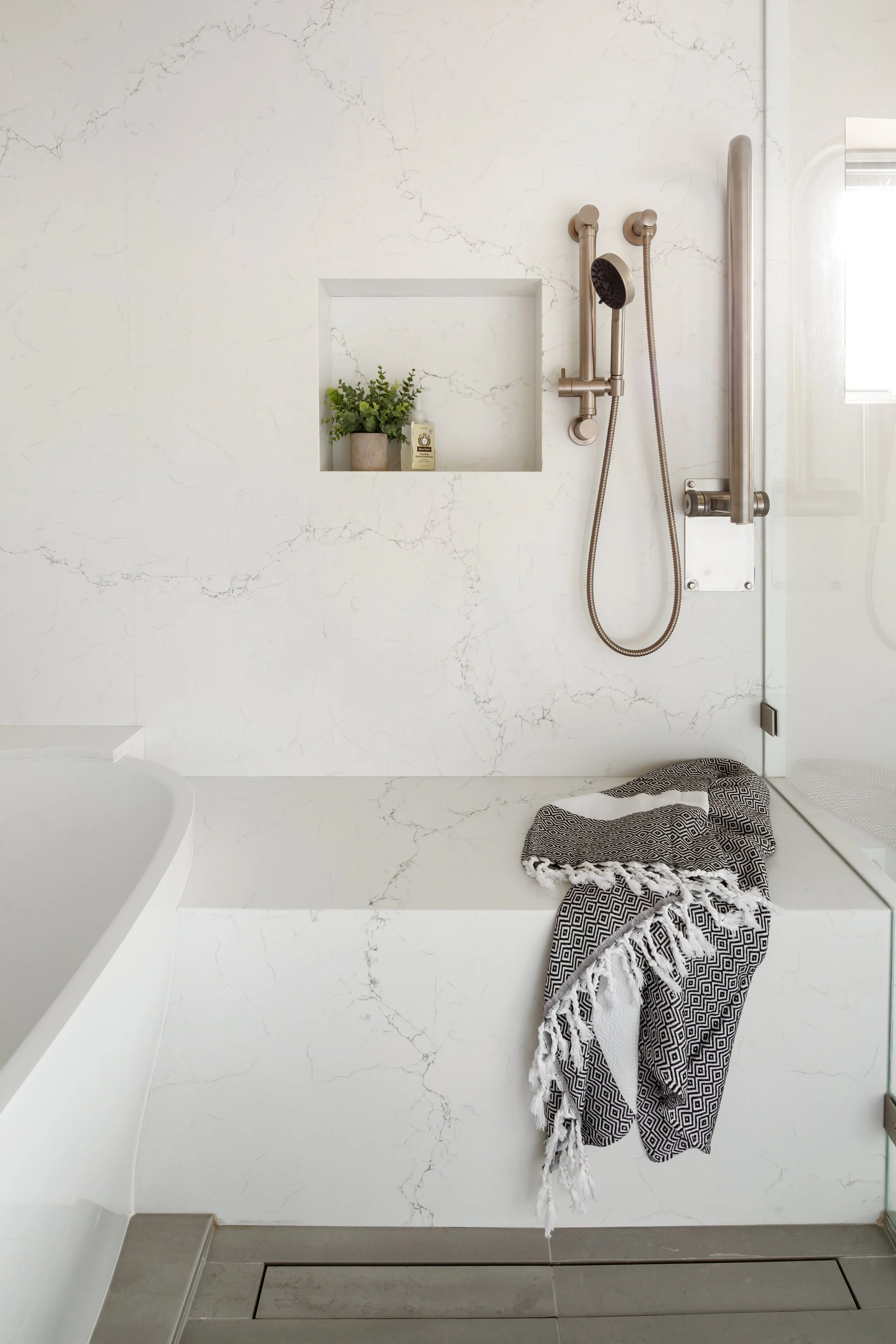 white accessible bathroom