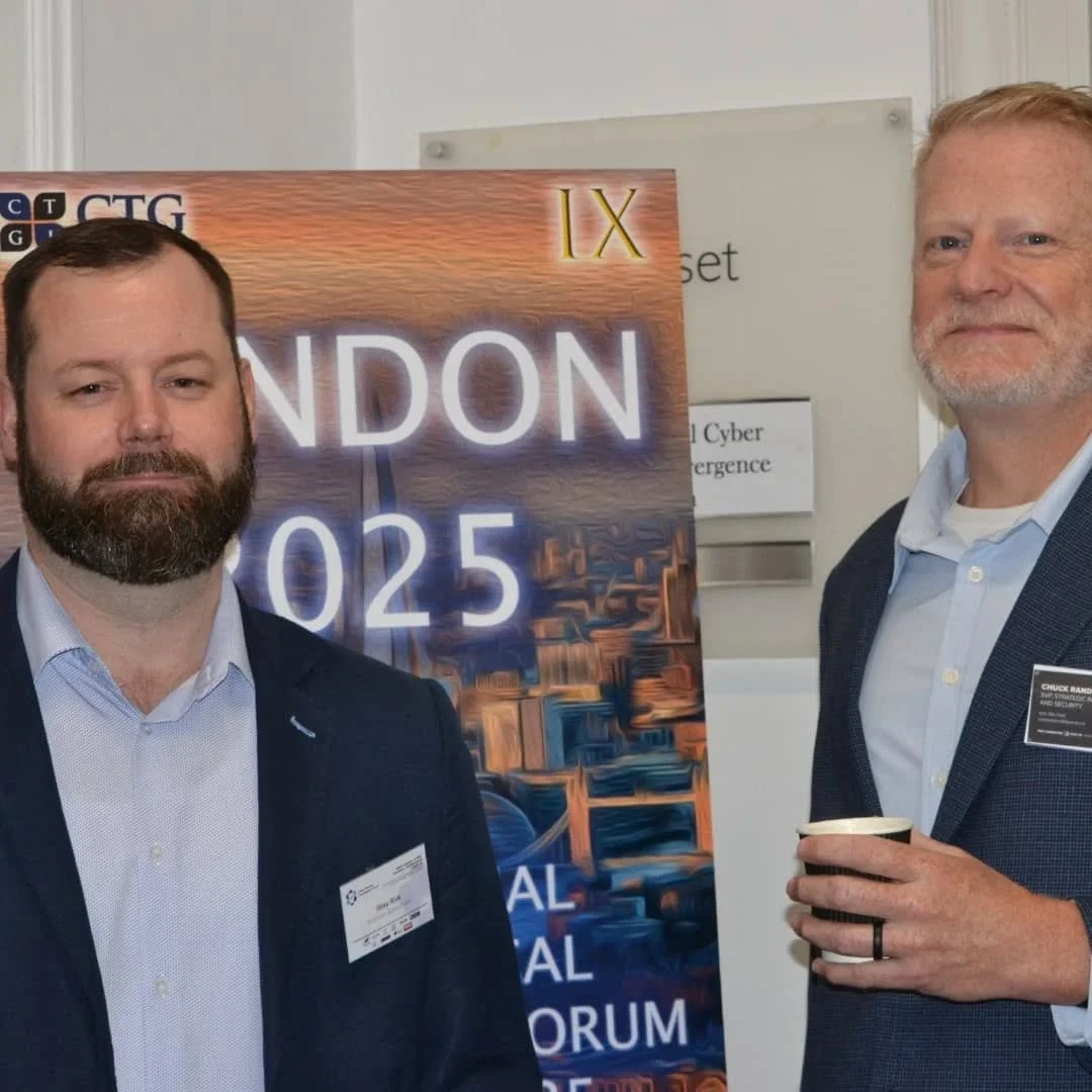 Great times at the Ninth Annual Cyber Physical Convergence Forum London #cpcf2025 including @chuckrandolphofficial @samaritanps @optimalrisk and many more!