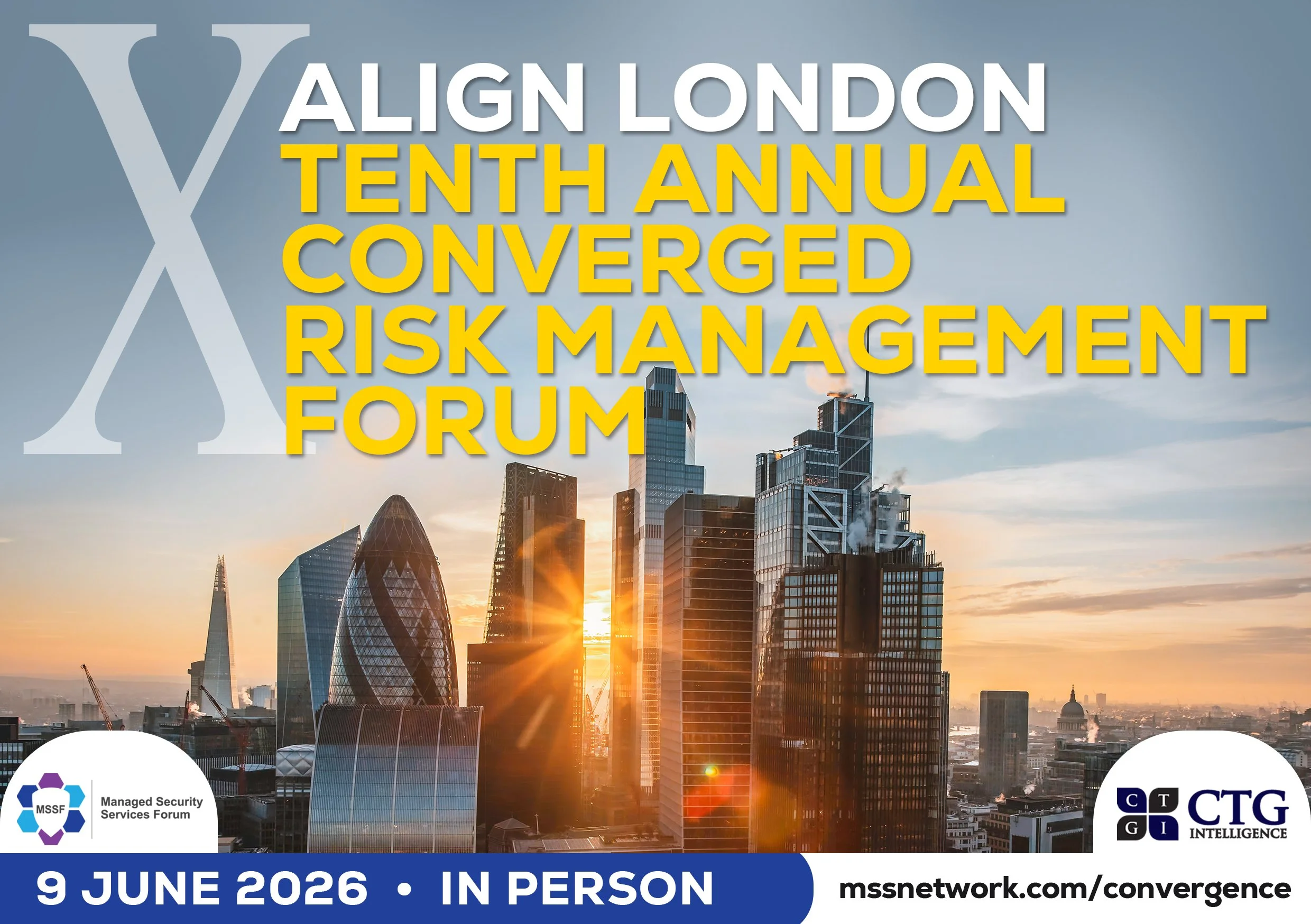 ALIGN London: Tenth Annual Converged Risk Management Forum - In Person