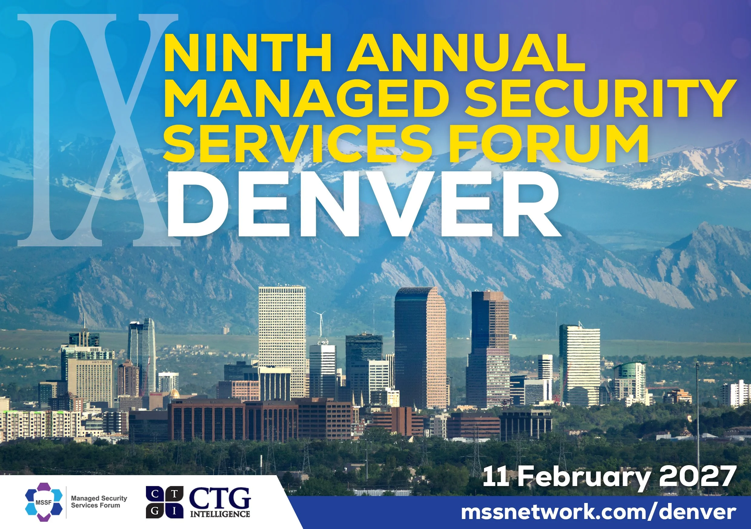 Ninth Annual MSS Denver Forum