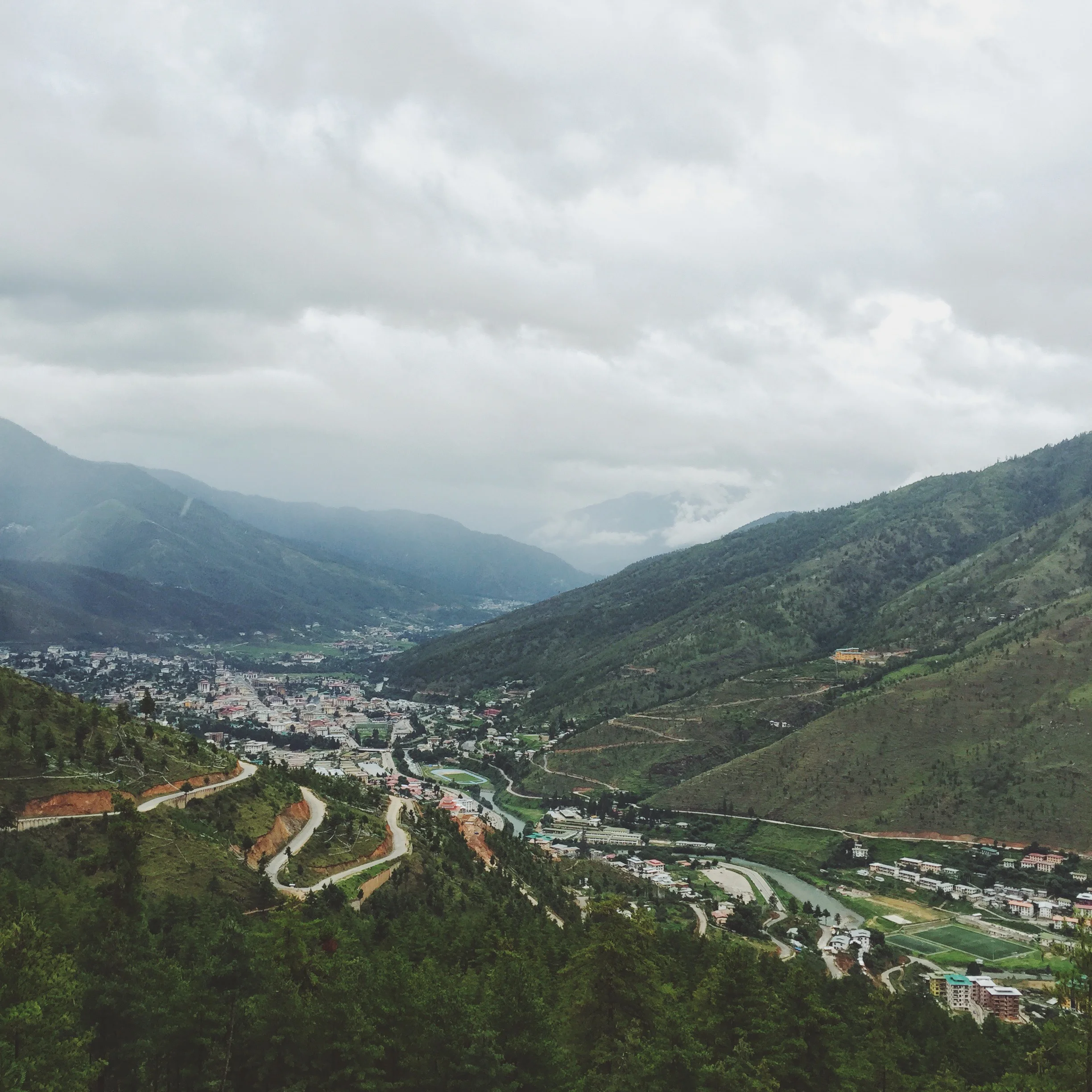 Overlooking Thimphu Valley