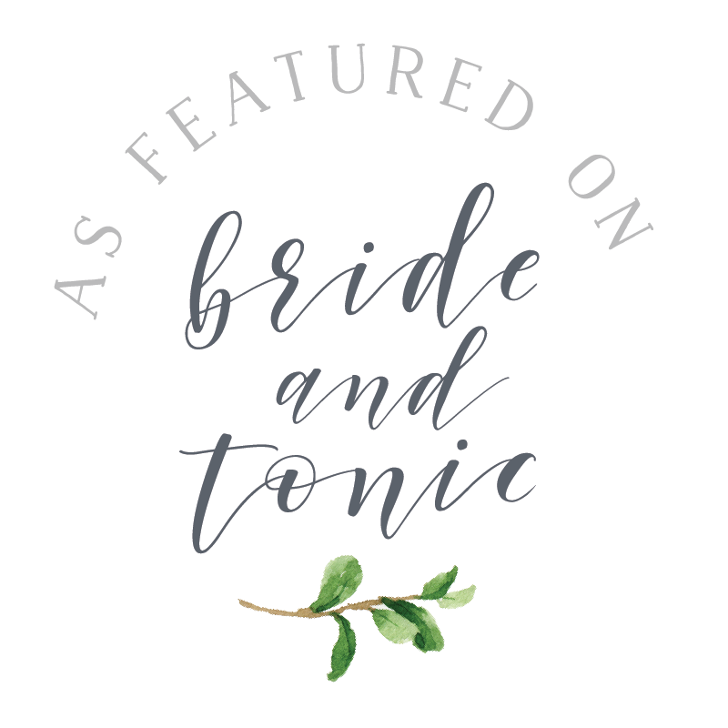 as featured on bride and tonic website