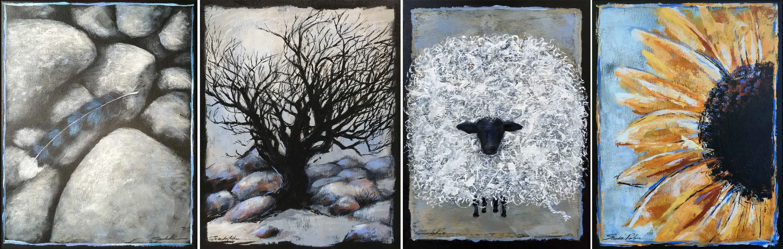 Thrilled to be one of the artists selected to showcase creativity for the Arts on the Credit Tour in the beautiful village of Port Credit at location 2 – Modern Theory Institute. Saturday 11am – 5pm & Sunday 11am – 4pm. New artwork and introducing my Wisdom Owls – painting on the world's oldest canvas – rocks!