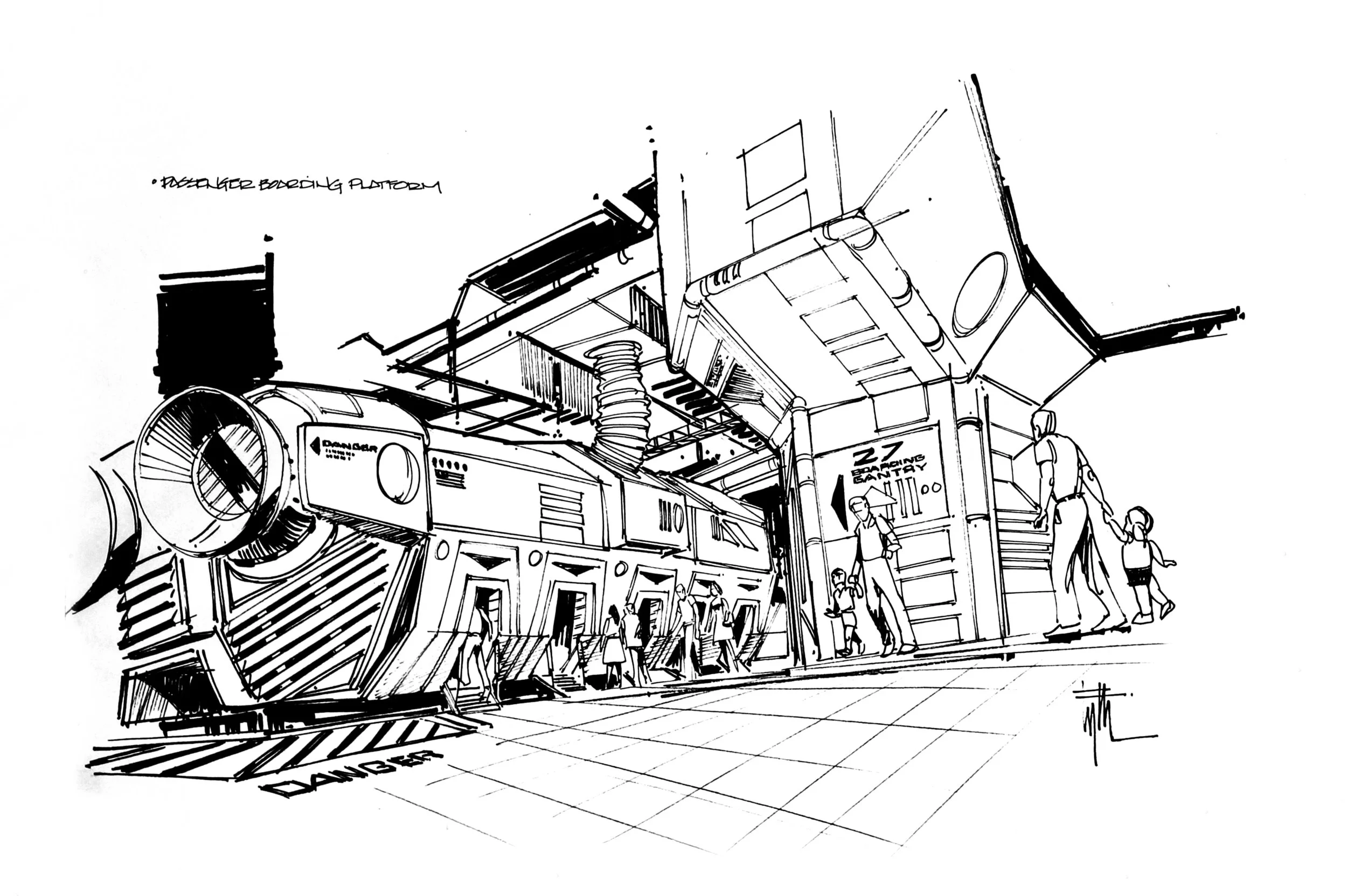 Outer Space Dark Ride Simulator Attraction Design