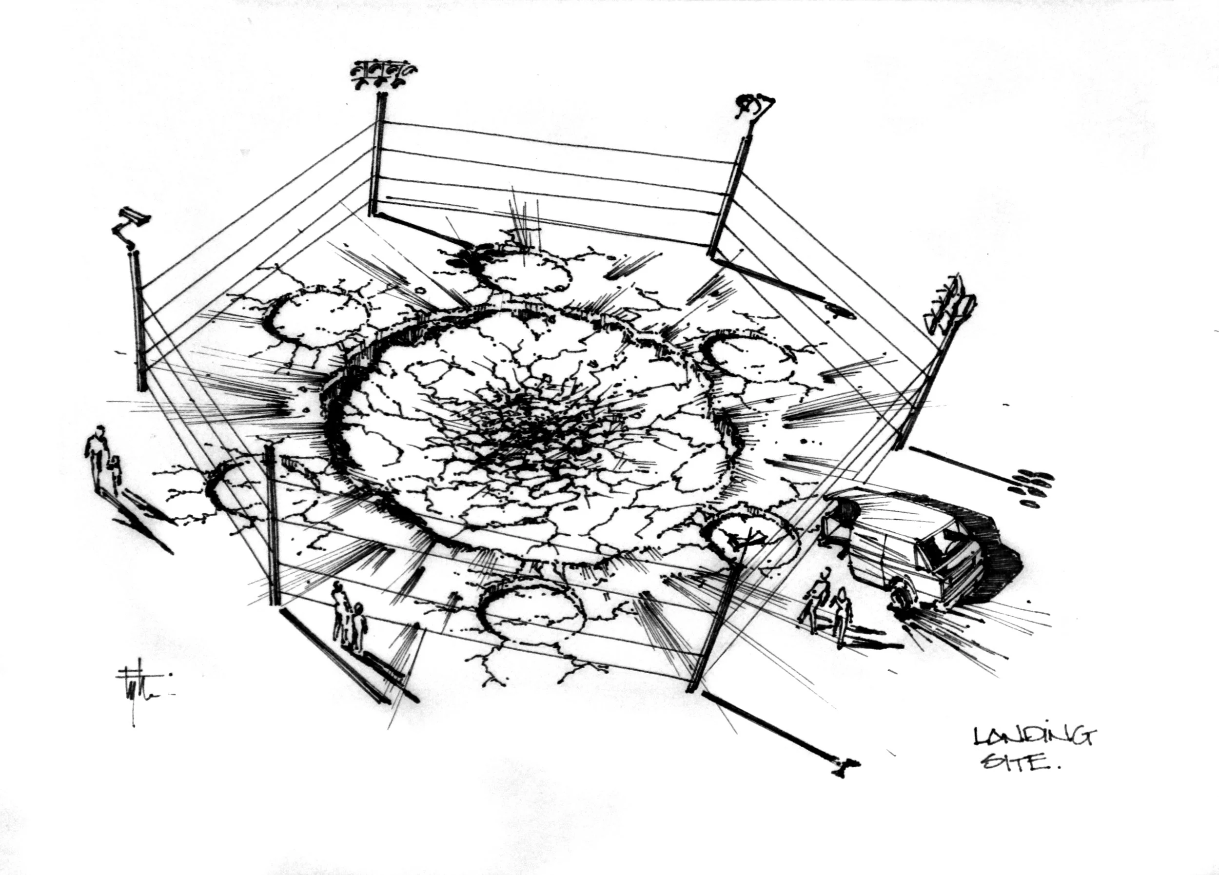 Outer Limits Hangar 18 Crash Site - Paramount Parks
