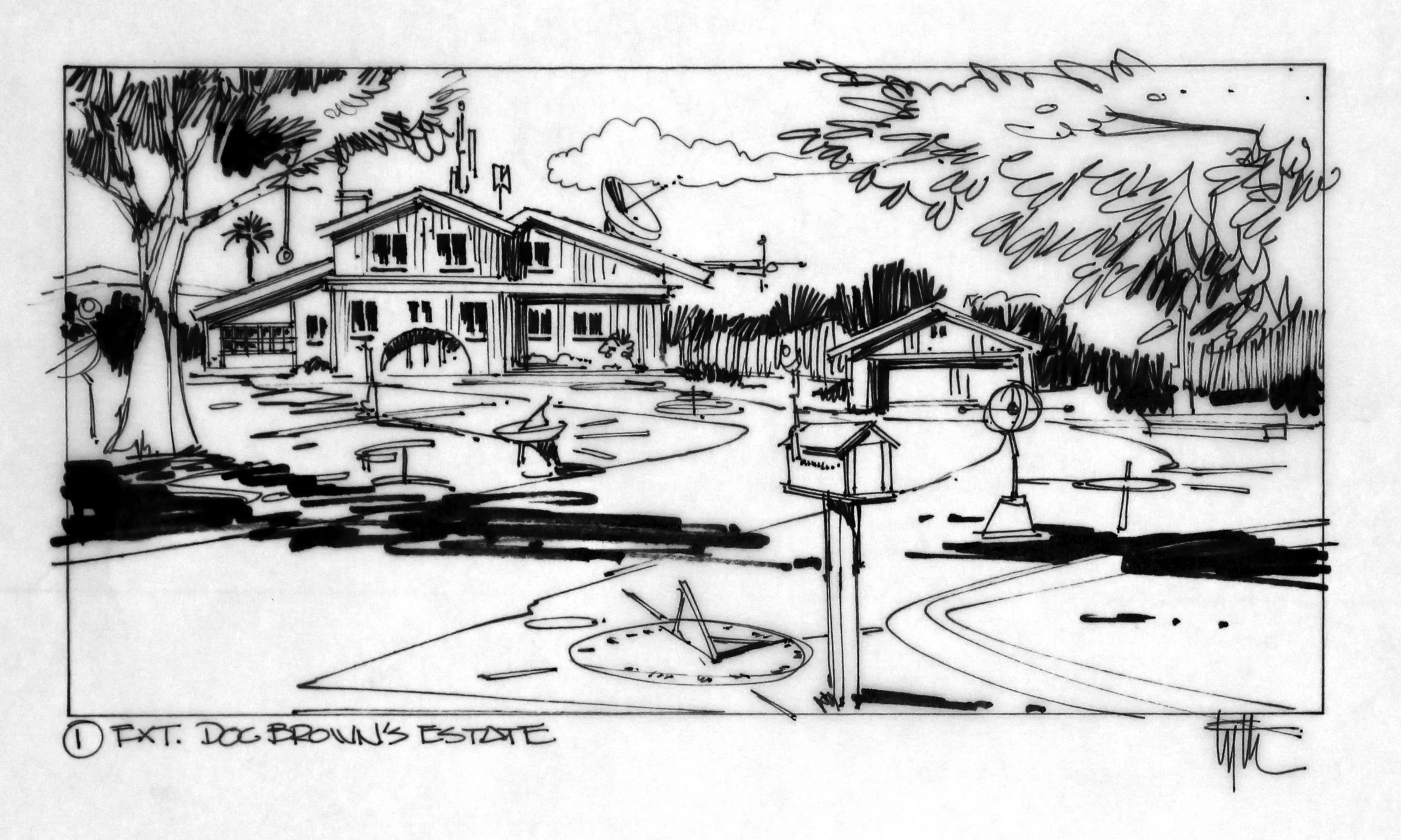 Back to the Future Ride - Concept Design