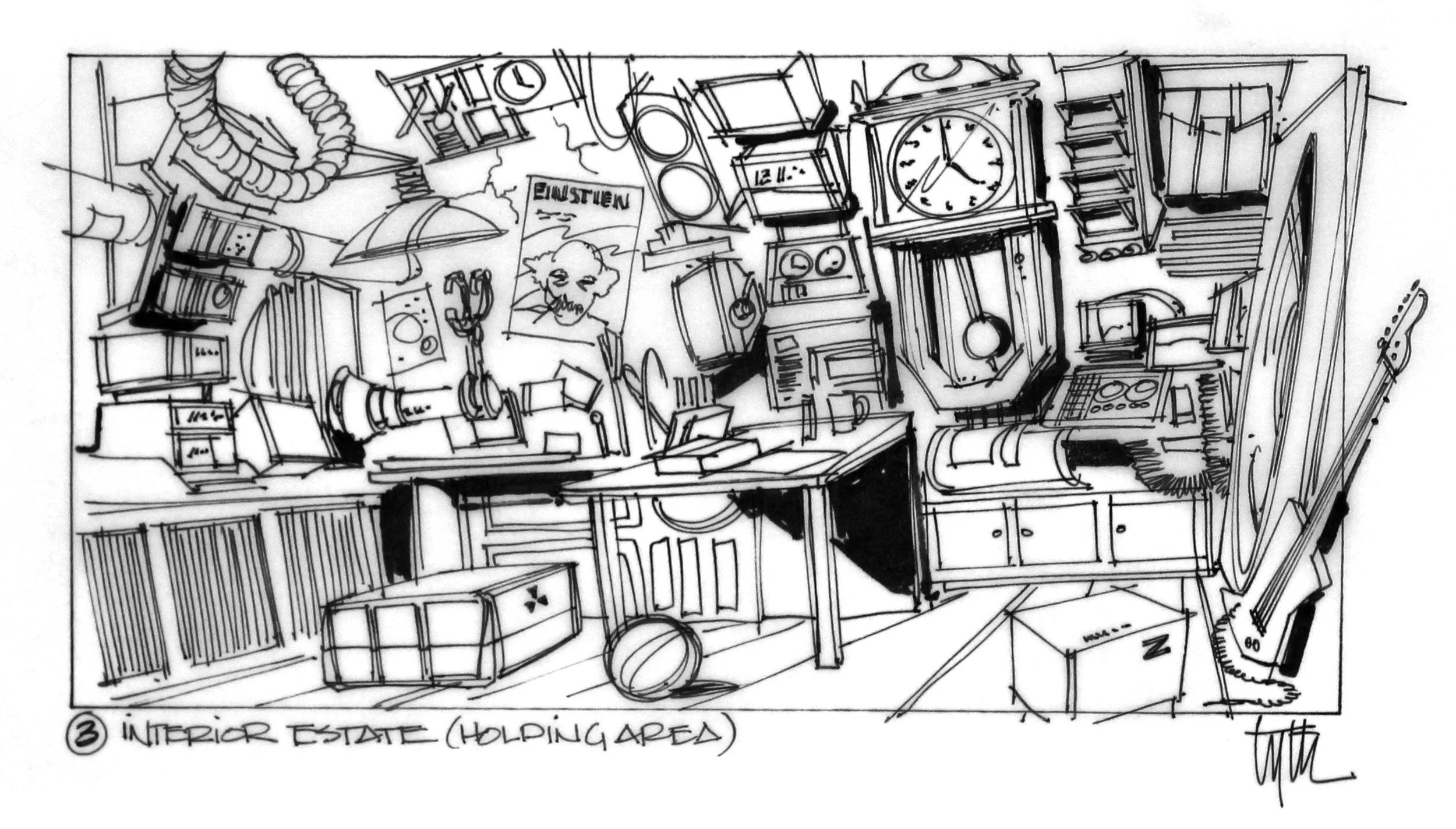 Back to the Future Ride - Concept Design