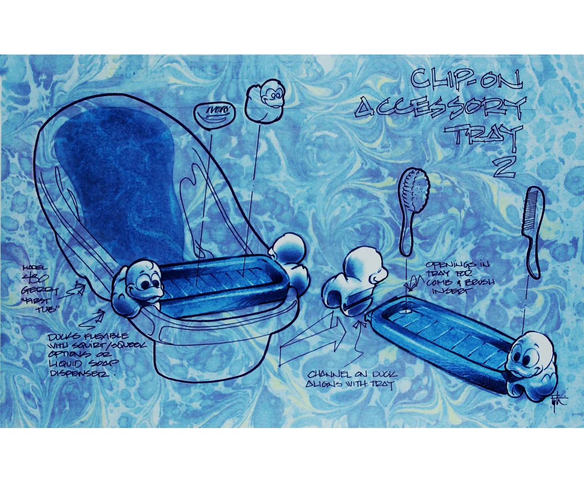 Sink Top Baby Bath Design