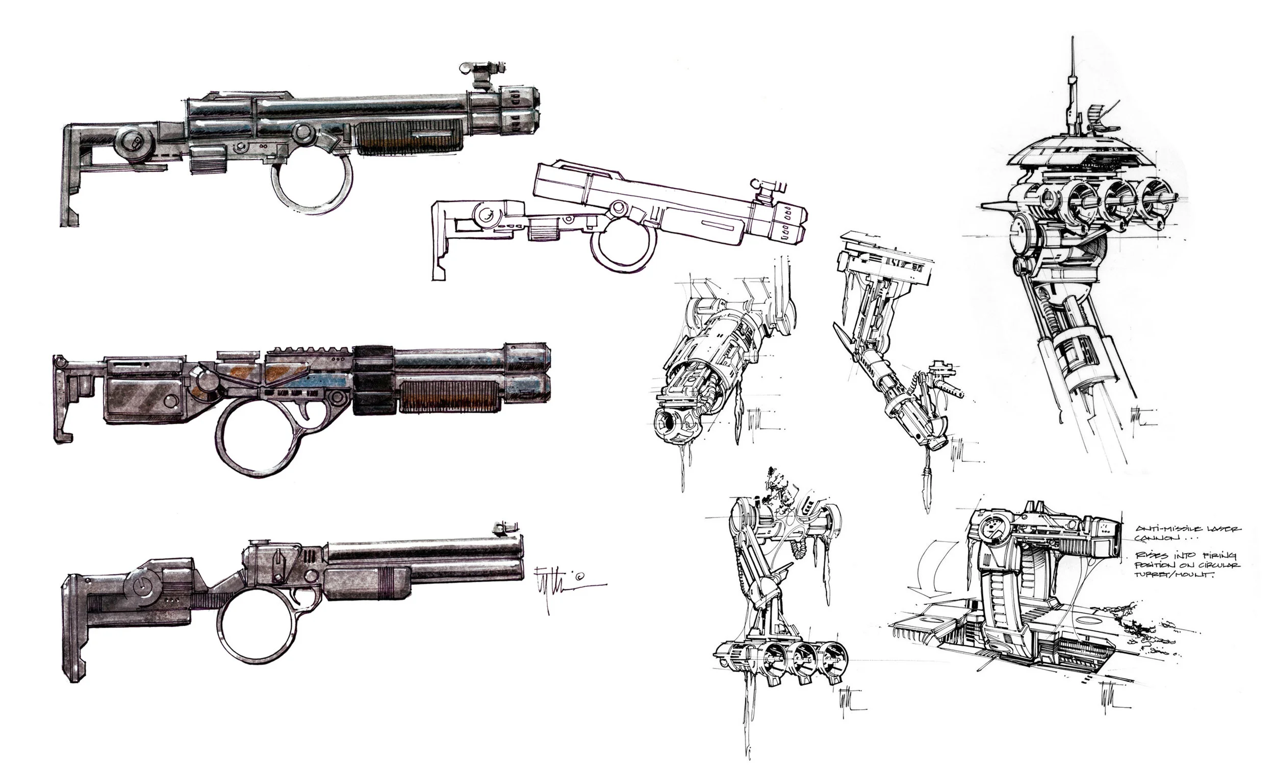 Weapon Design Concepts, Misc.