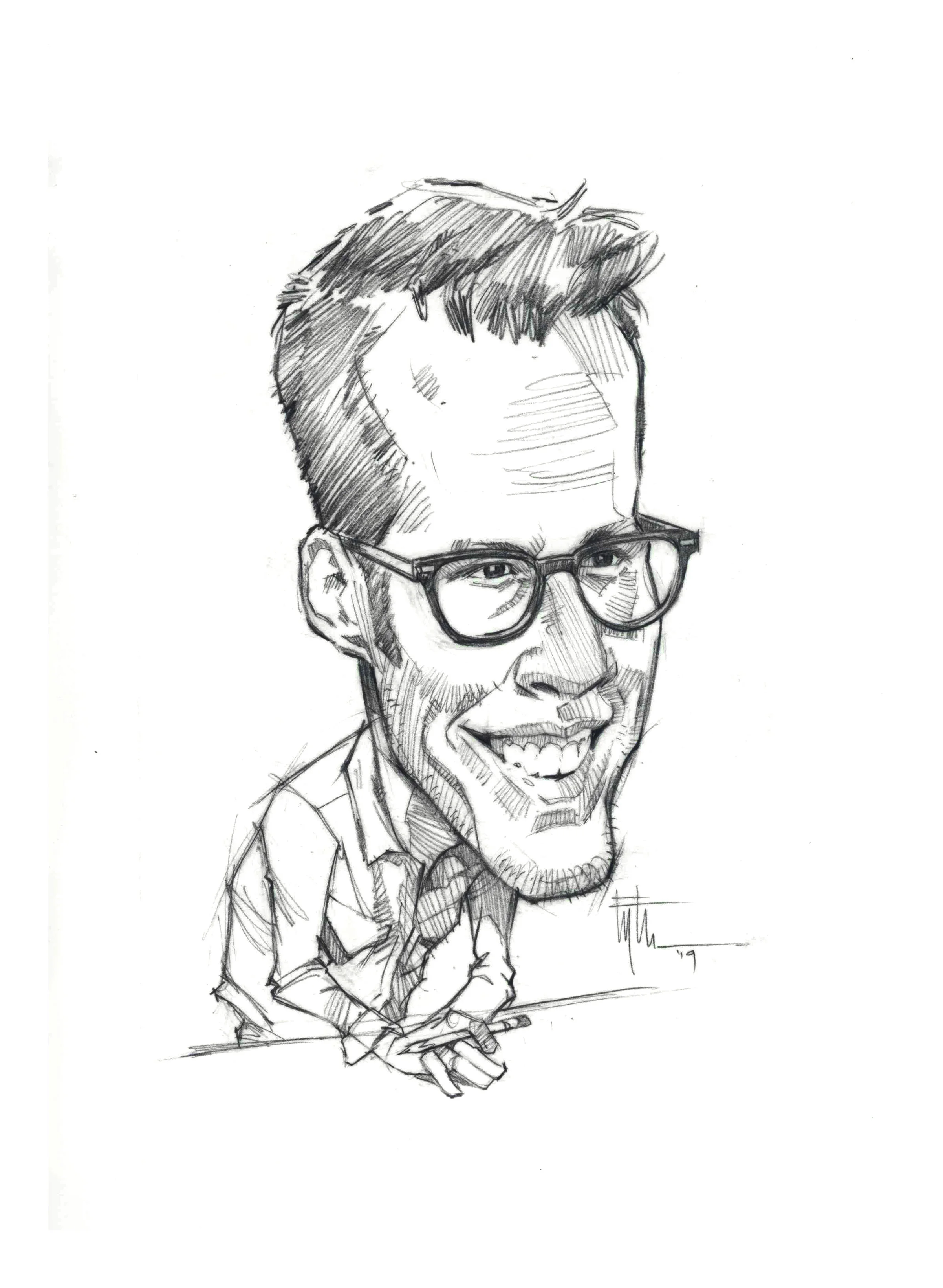 Joe Bluhm - Talented Caricature Artist/Illustrator