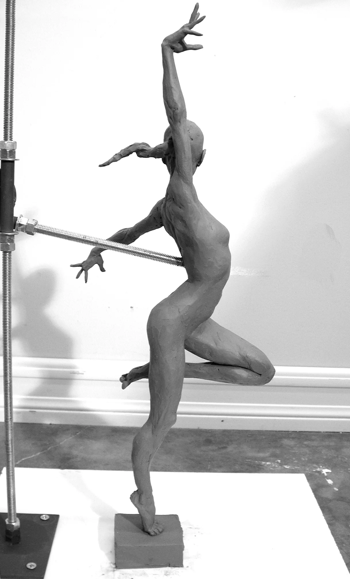 Rhythmic Gymnast Clay Study