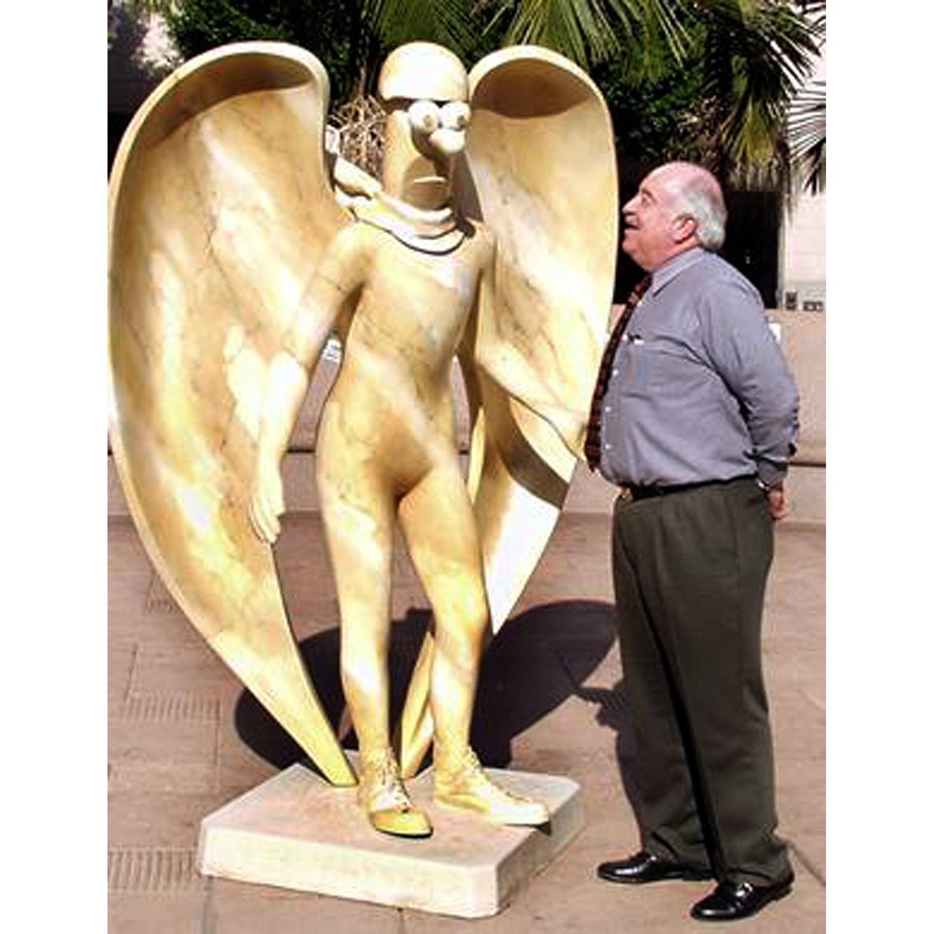 "Reluctant Angel" for City of Angels Benefit Project, Pershing Square, Downtown Los Angeles