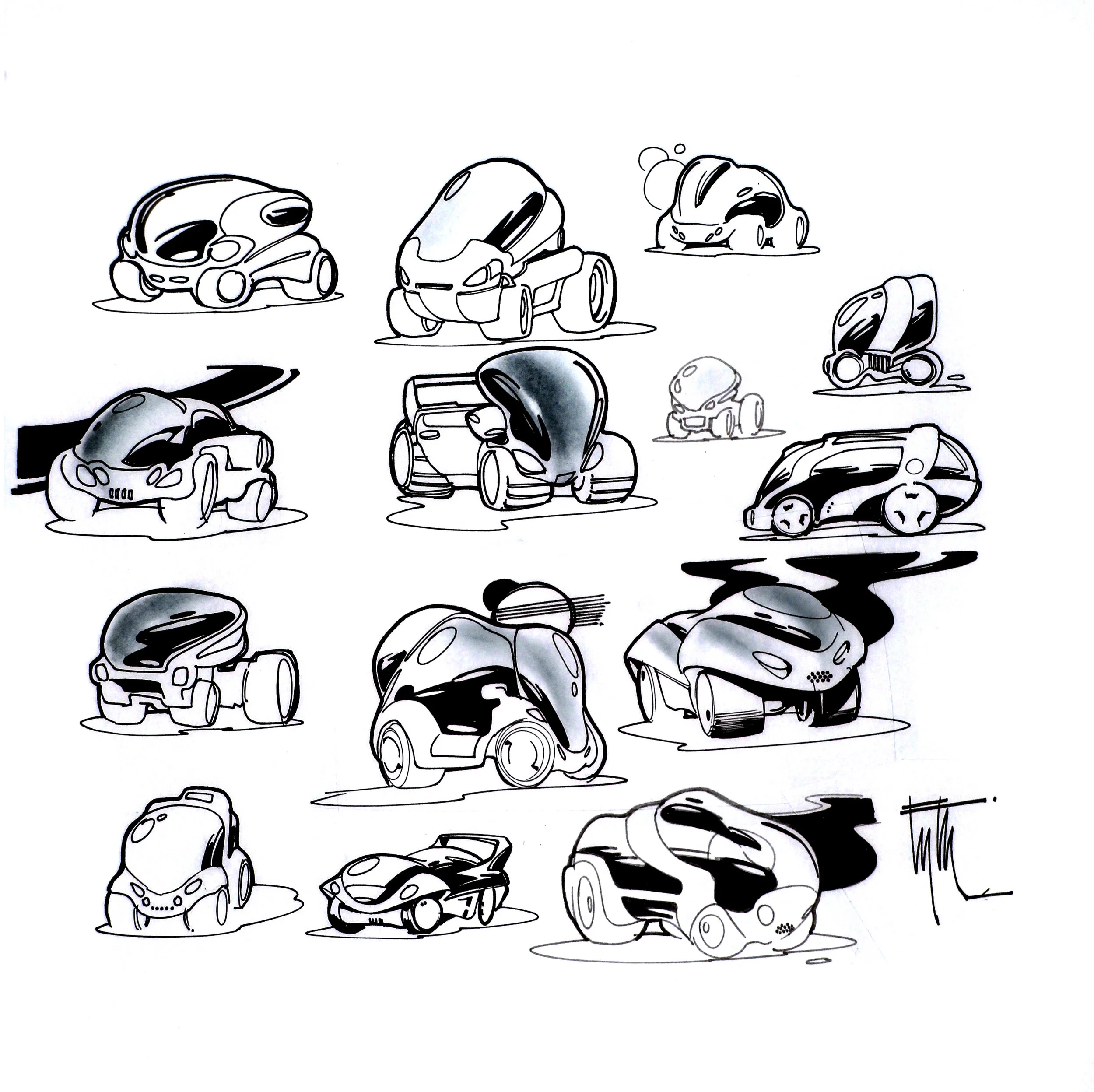 Vehicle Concepts from Personal Sketchbook