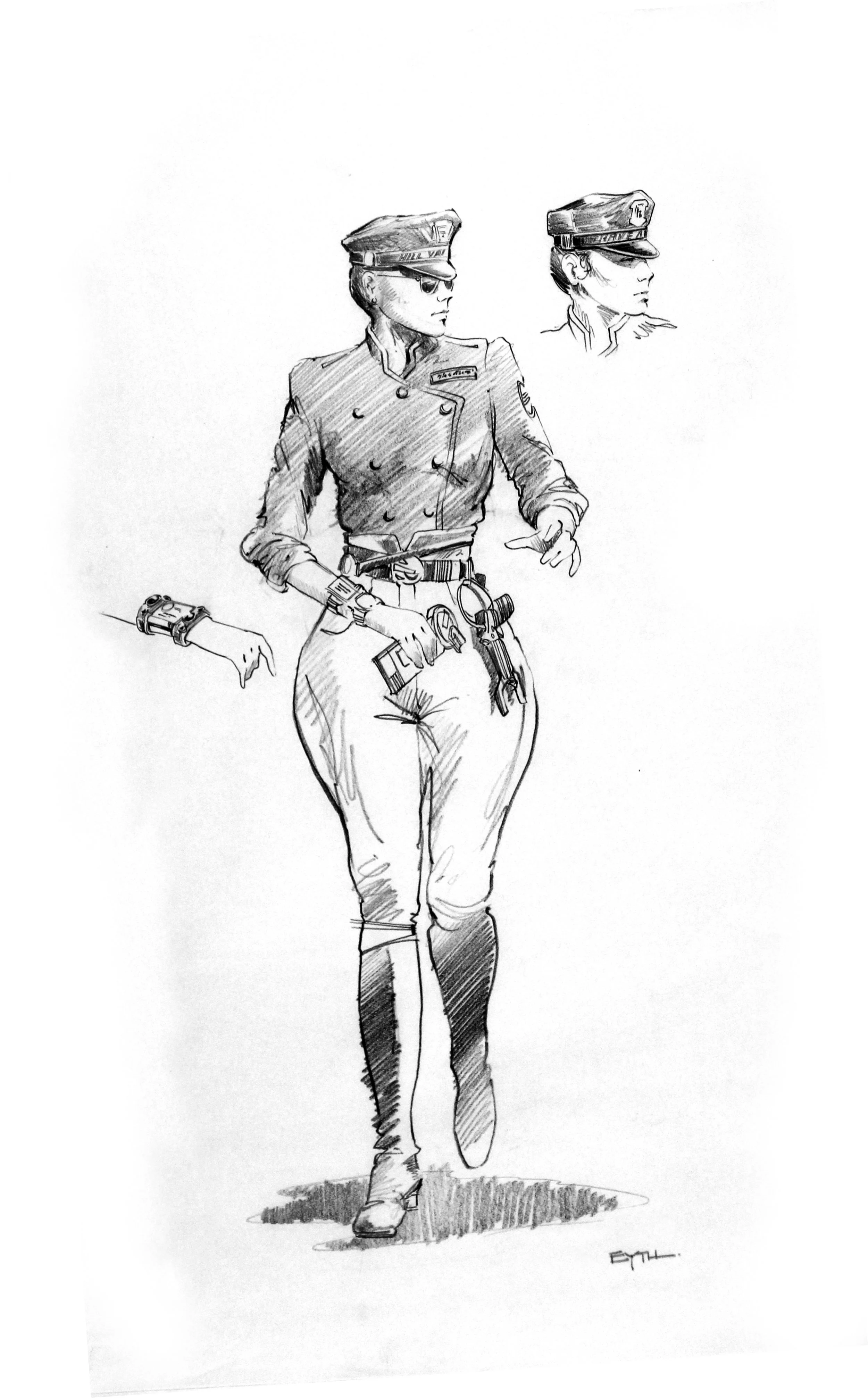 Hill Valley Police Woman Costume, BACK TO THE FUTURE II