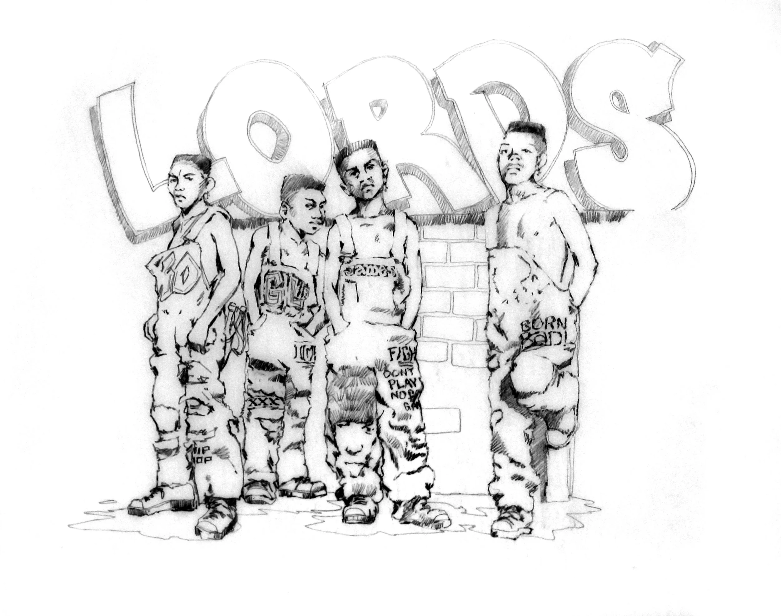 Costume Design Sketch, METEOR MAN 