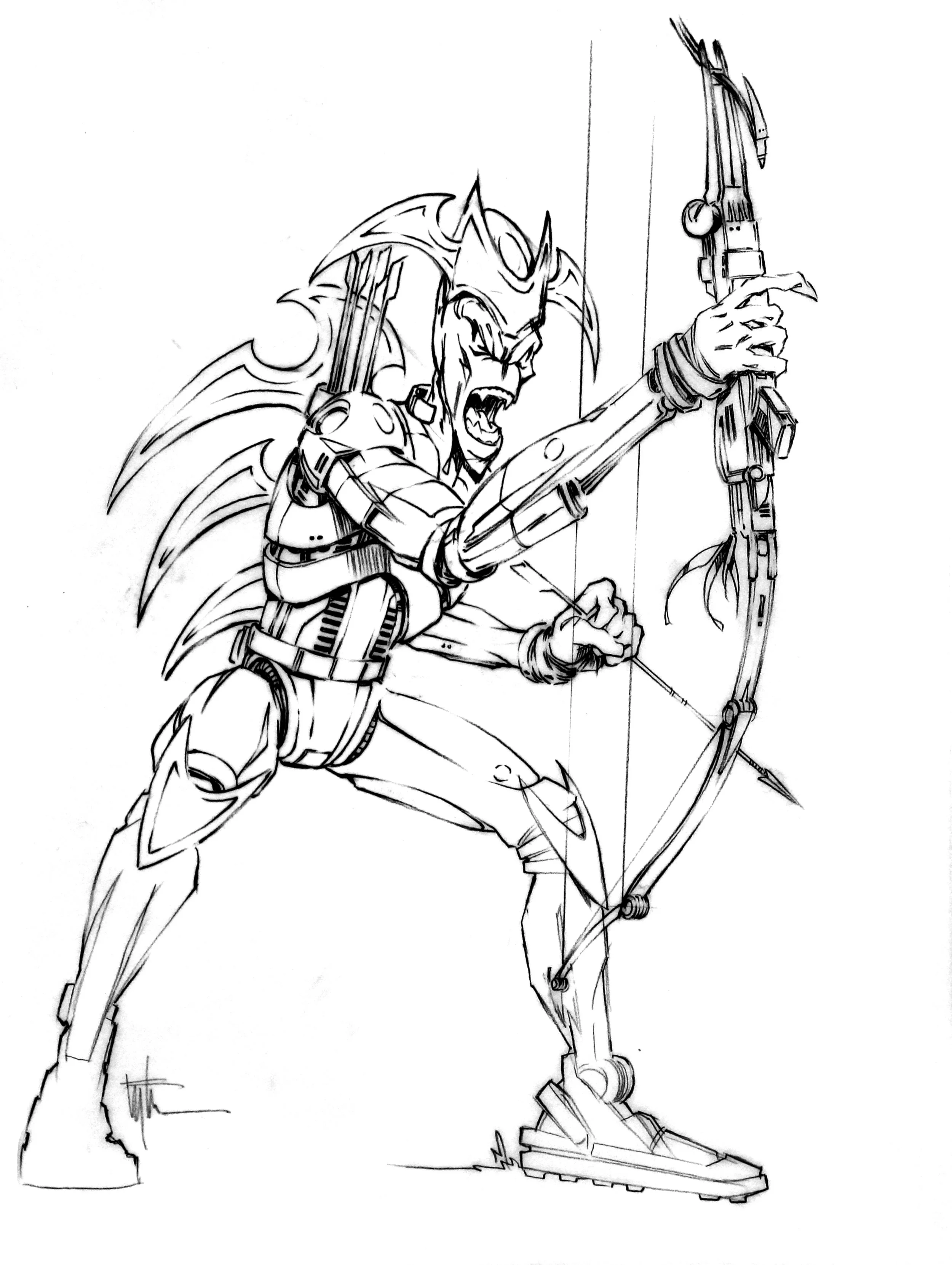 Creature Design for Proposed Sci Fi project