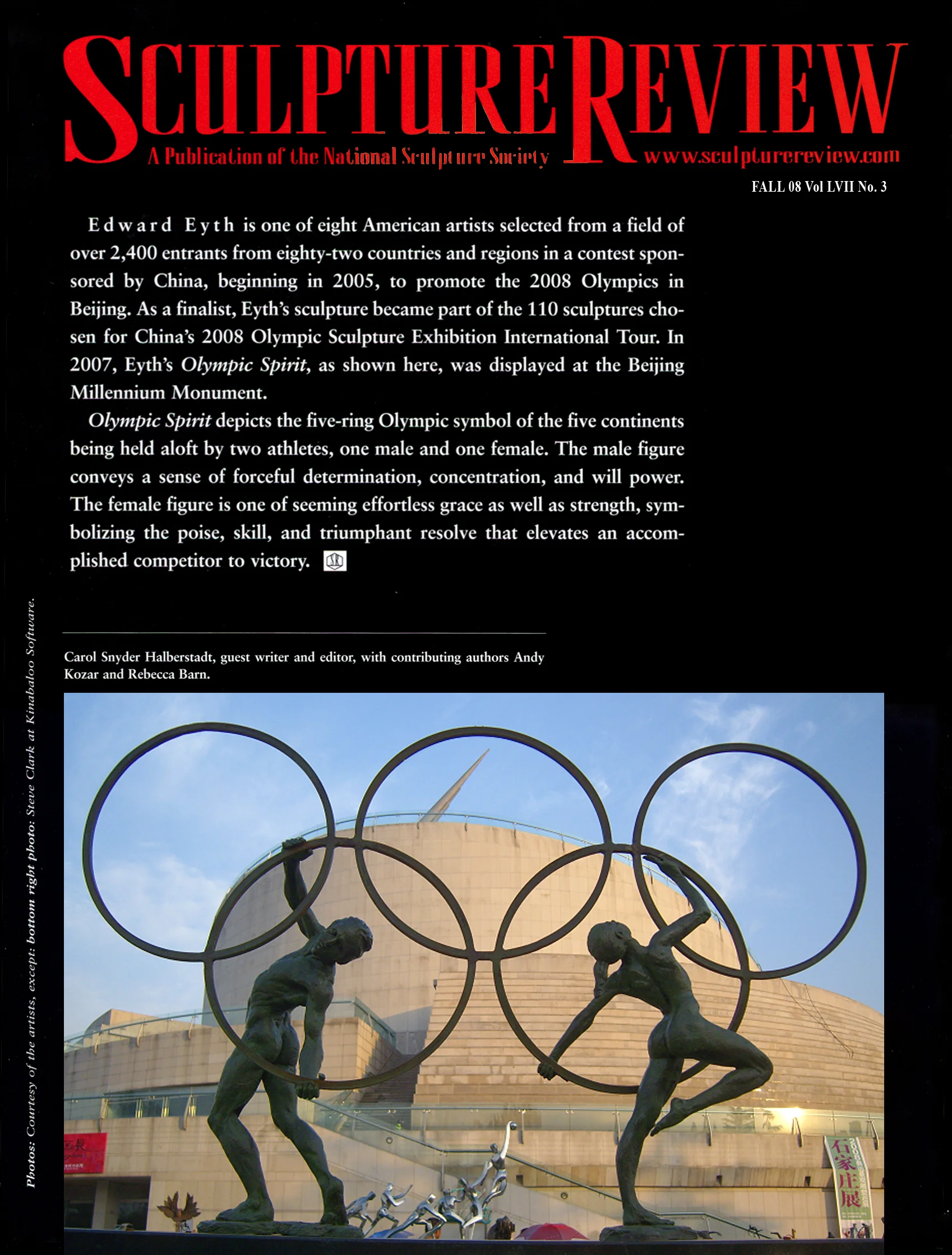 Sculpture Review Magazine - Fall 2008