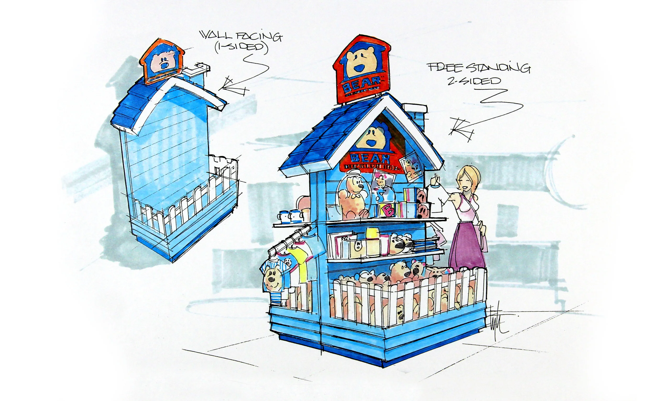 Retail Display, BEAR IN THE BIG BLUE HOUSE - The Jim Henson Company