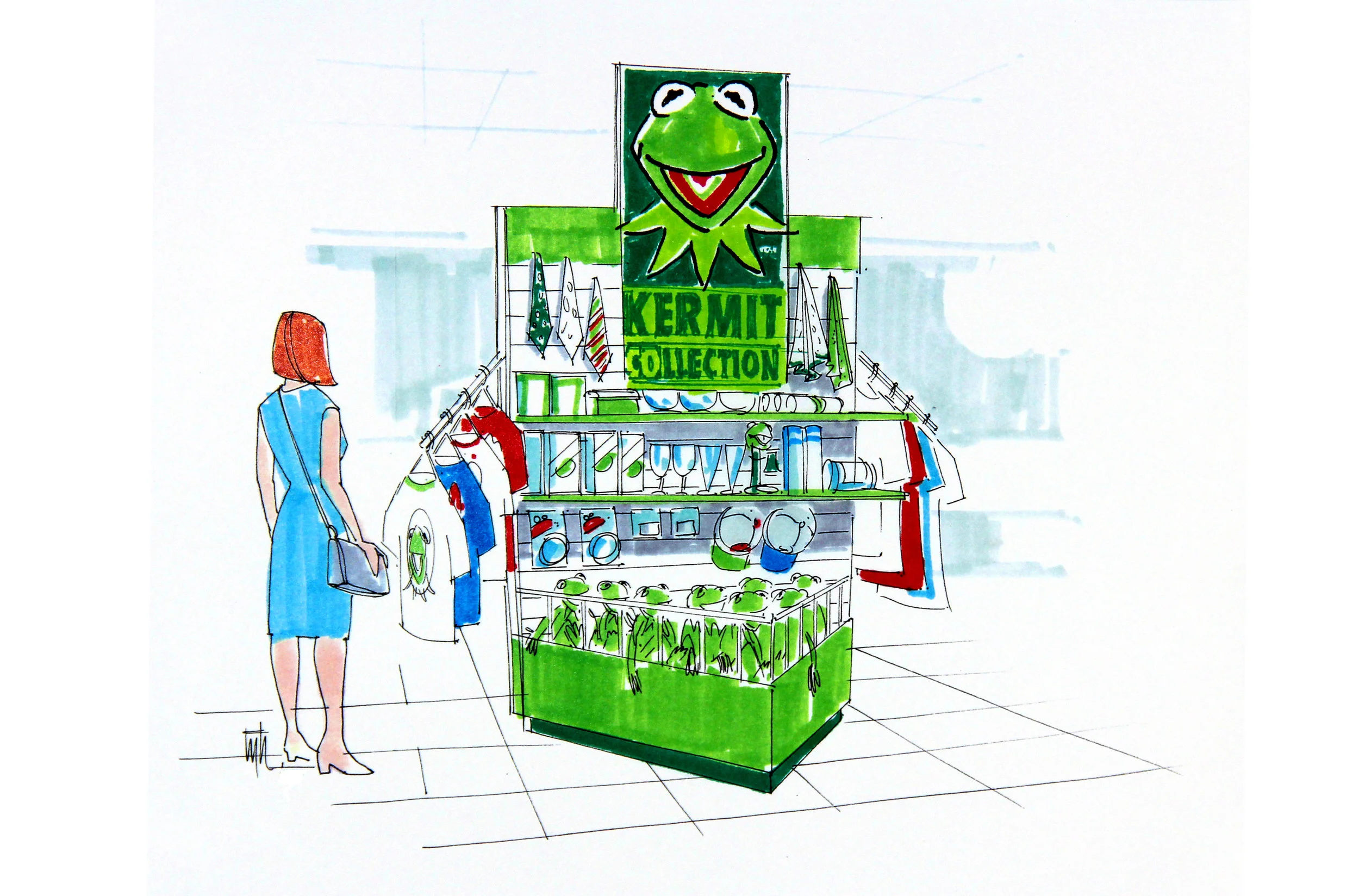 Retail Display, The Kermit Collection - The Jim Henson Company