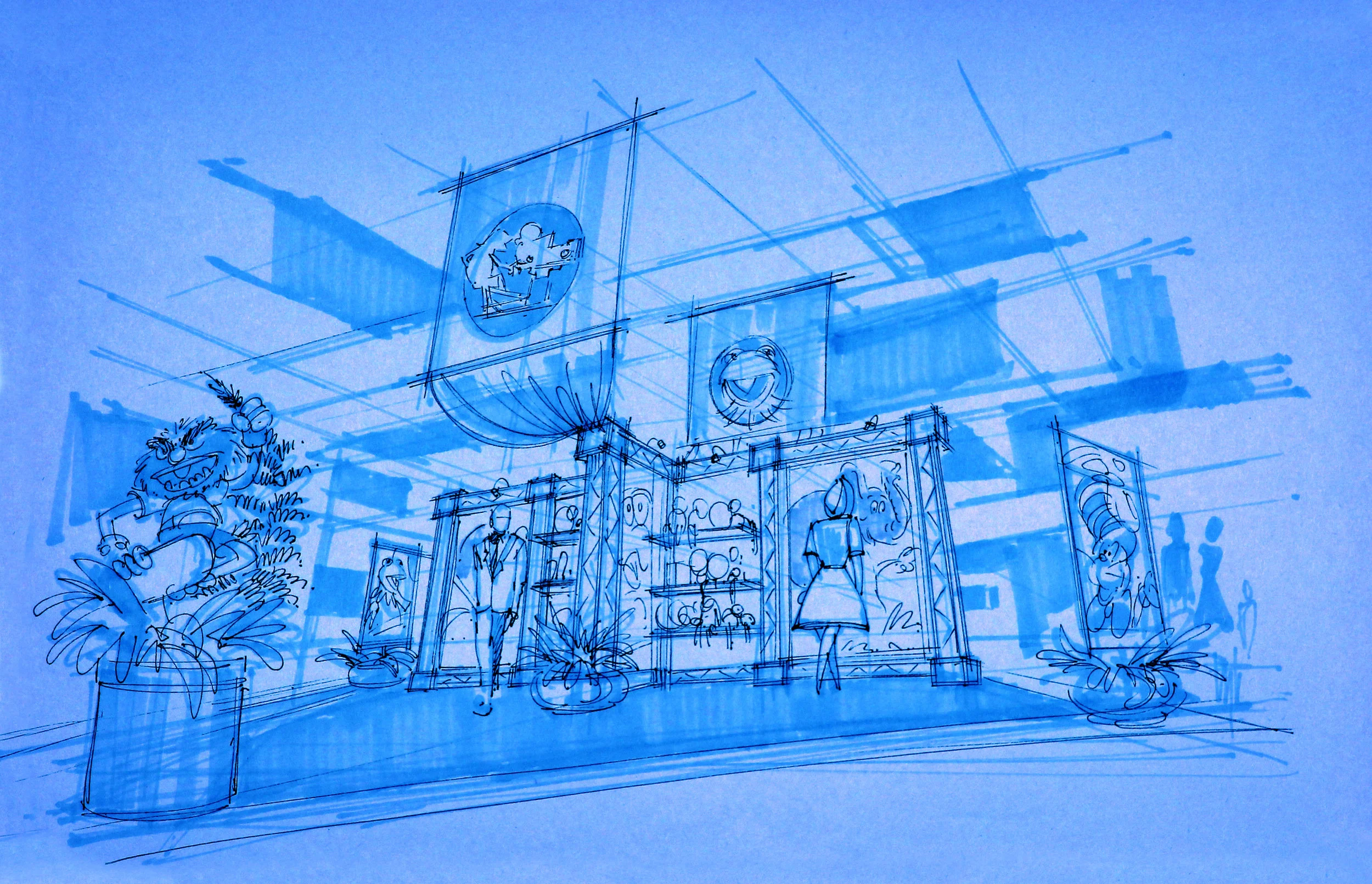 Exhibit Booth Concept - The Jim Henson Company