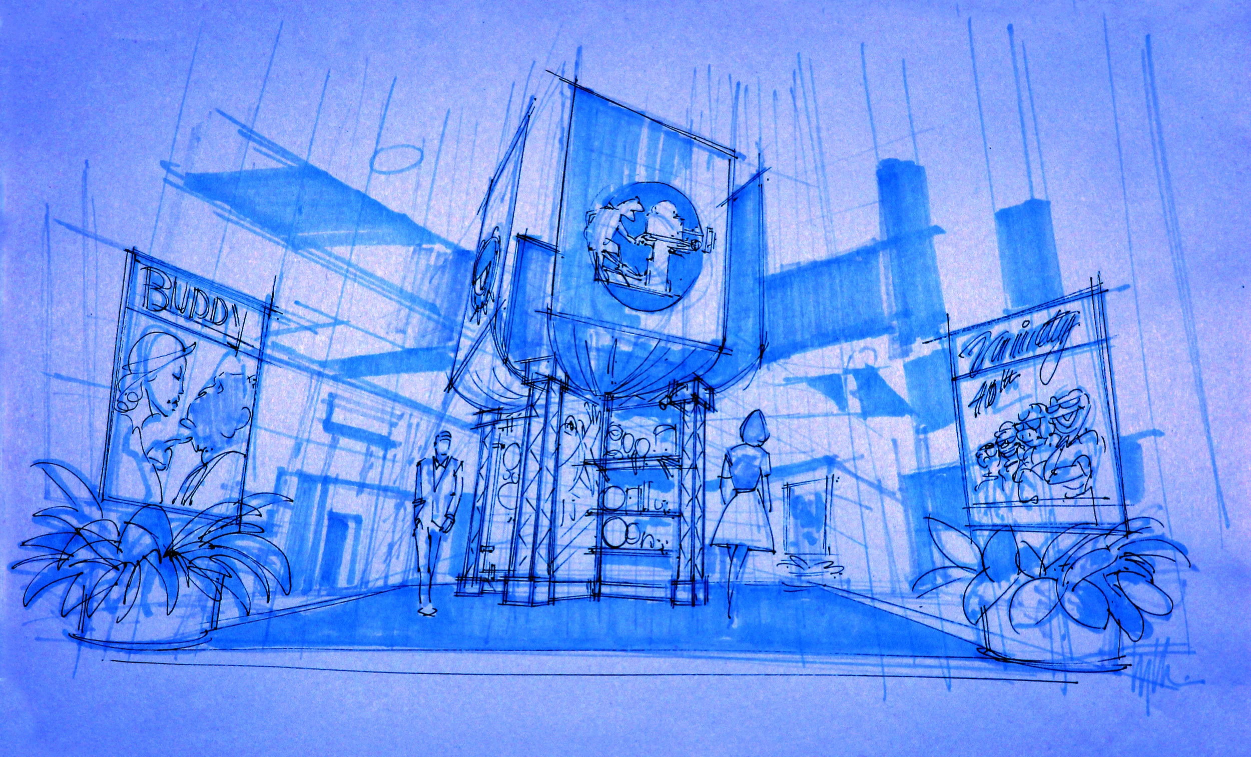 Exhibit Booth Concept - The Jim Henson Company