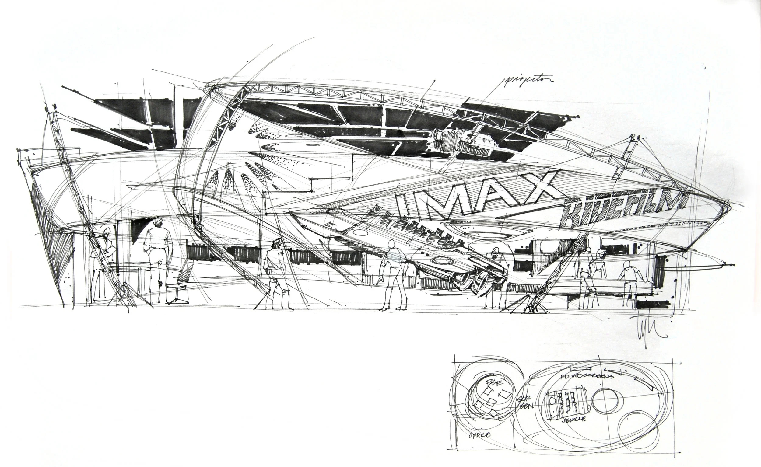 IMAX Exhibit Booth Design Concept