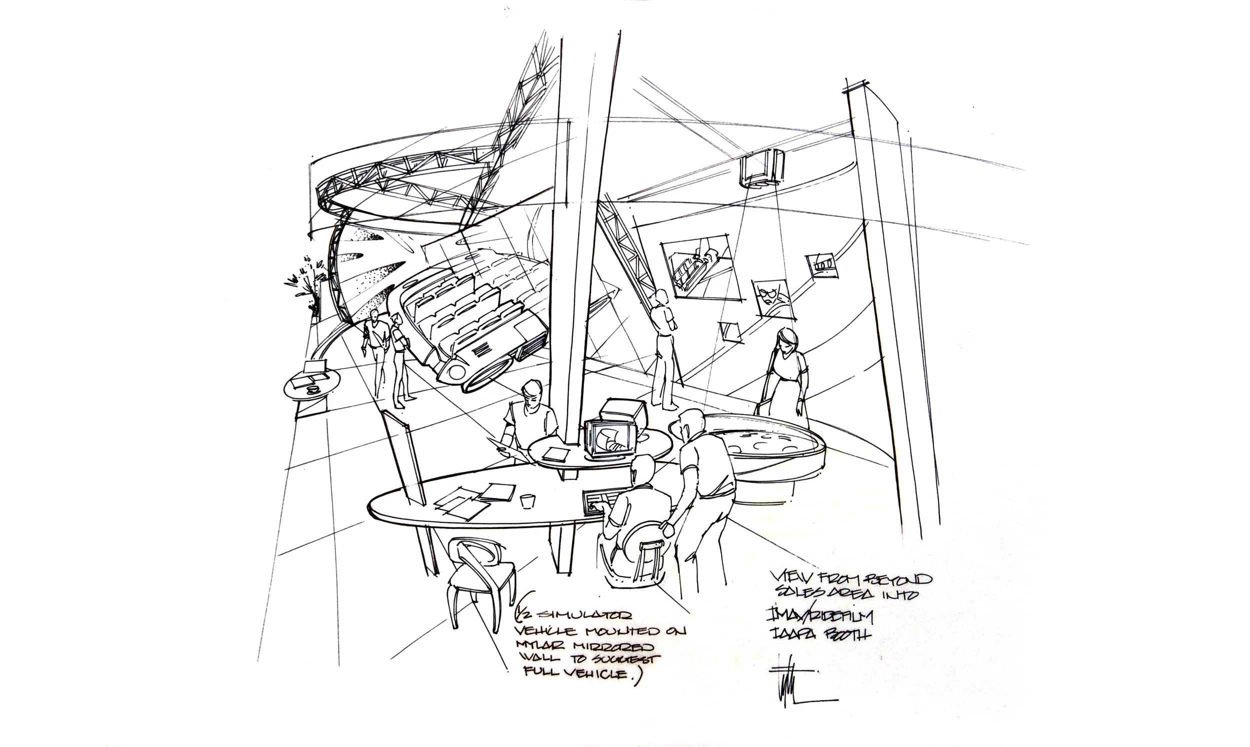 IMAX Exhibit Booth Design Concept