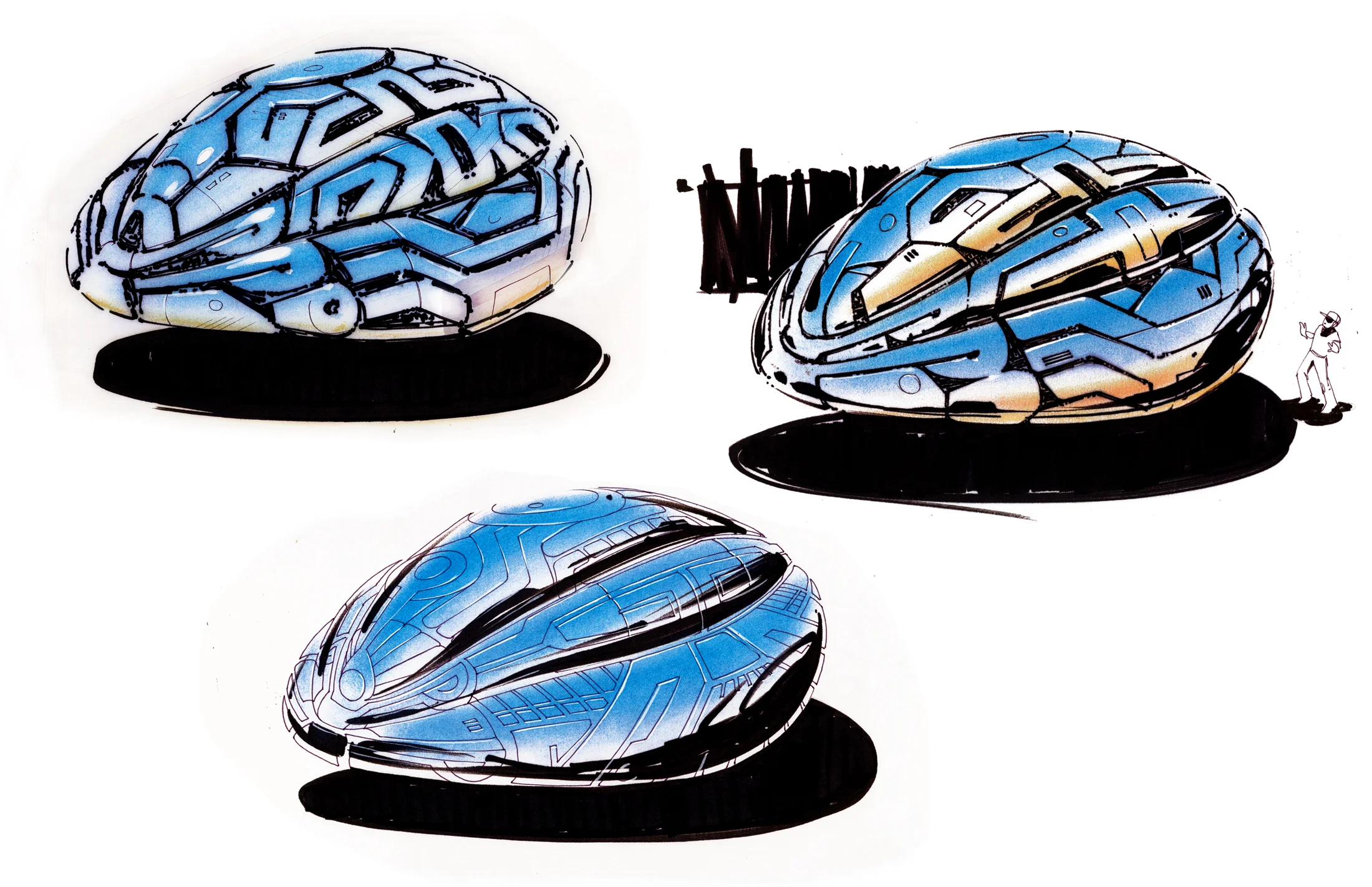 Alien Spacecraft Concept, FLIGHT OF THE NAVIGATOR - The Disney Company