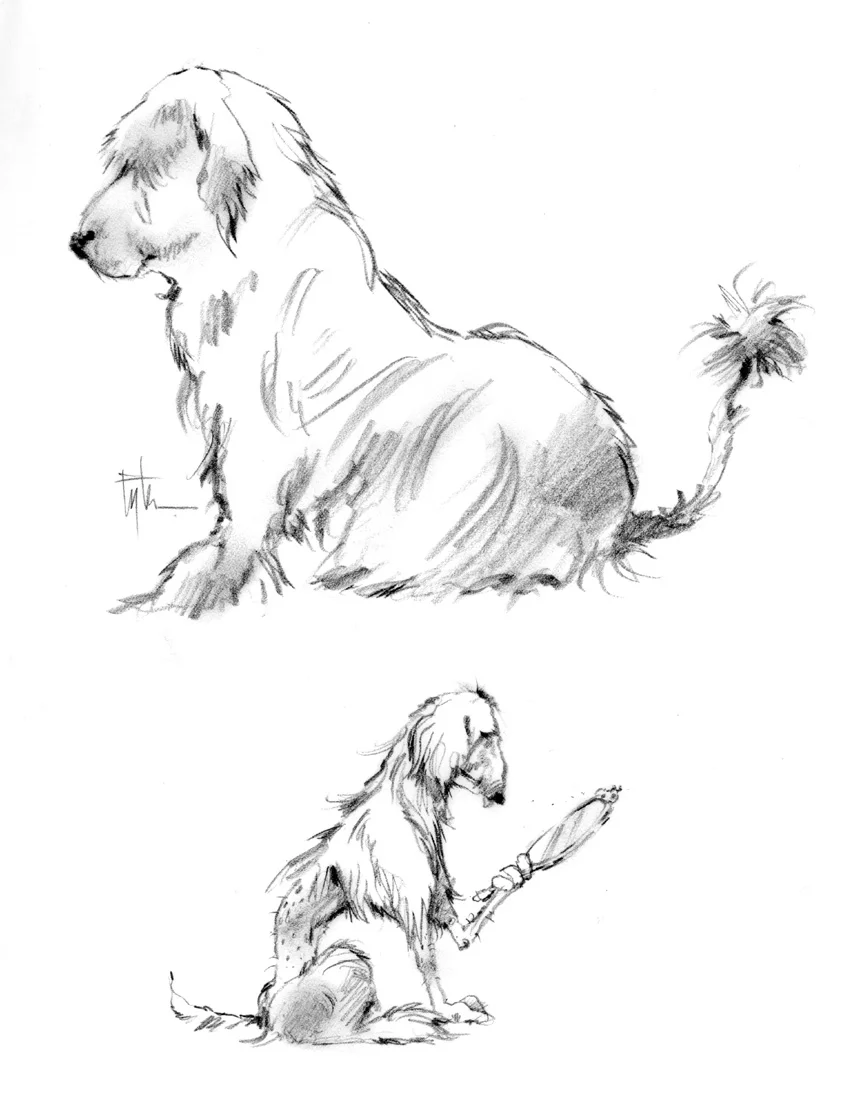 Genetically Modified Dog Character Concept, Proposed TV Project - The Jim Henson Company