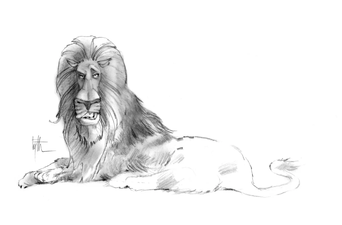 Lion Character Concept, Film Project - The Jim Henson Company