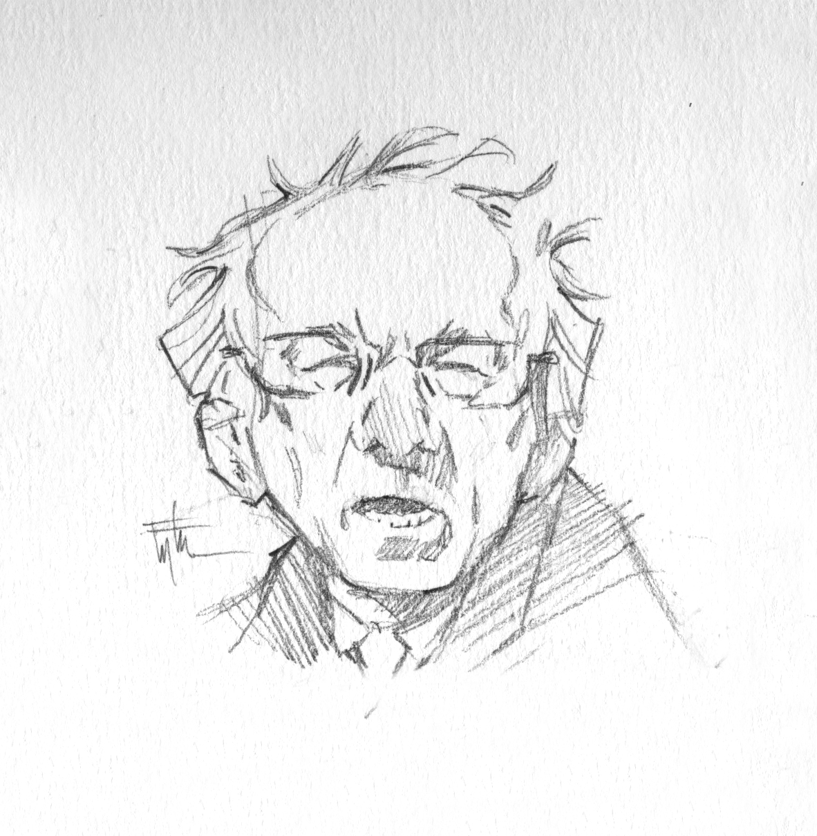 Bernie, Sketch from Memory
